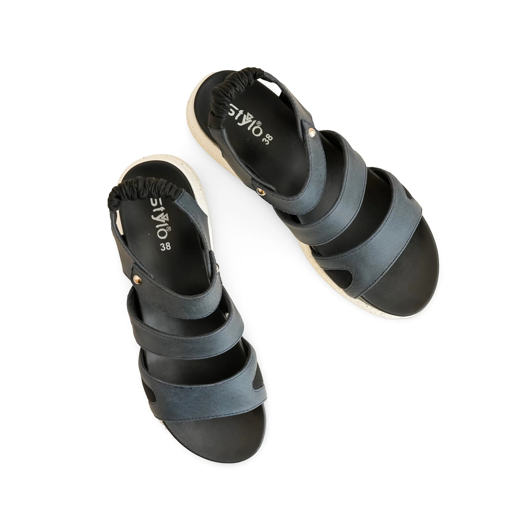 Blue Formal Sandal PU0348 - Image 5
