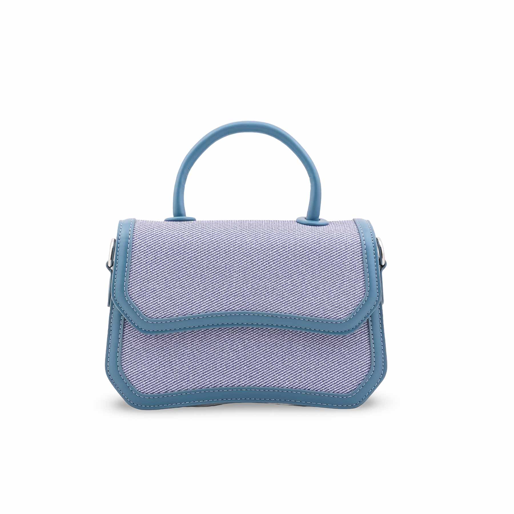 Blue Formal Shoulder Bag For Women P36482 - Image 2