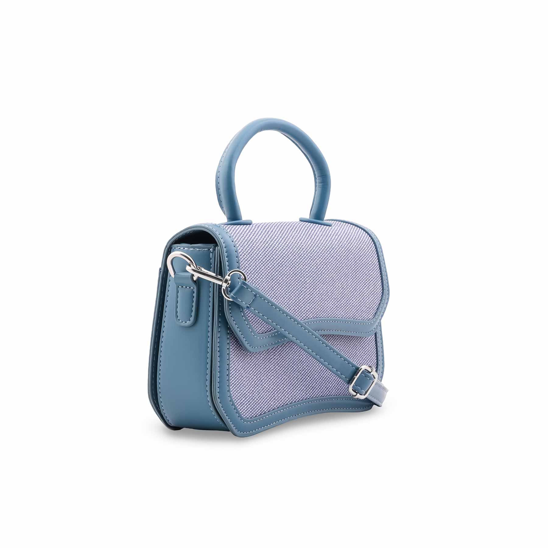 Blue Formal Shoulder Bag For Women P36482 - Image 3