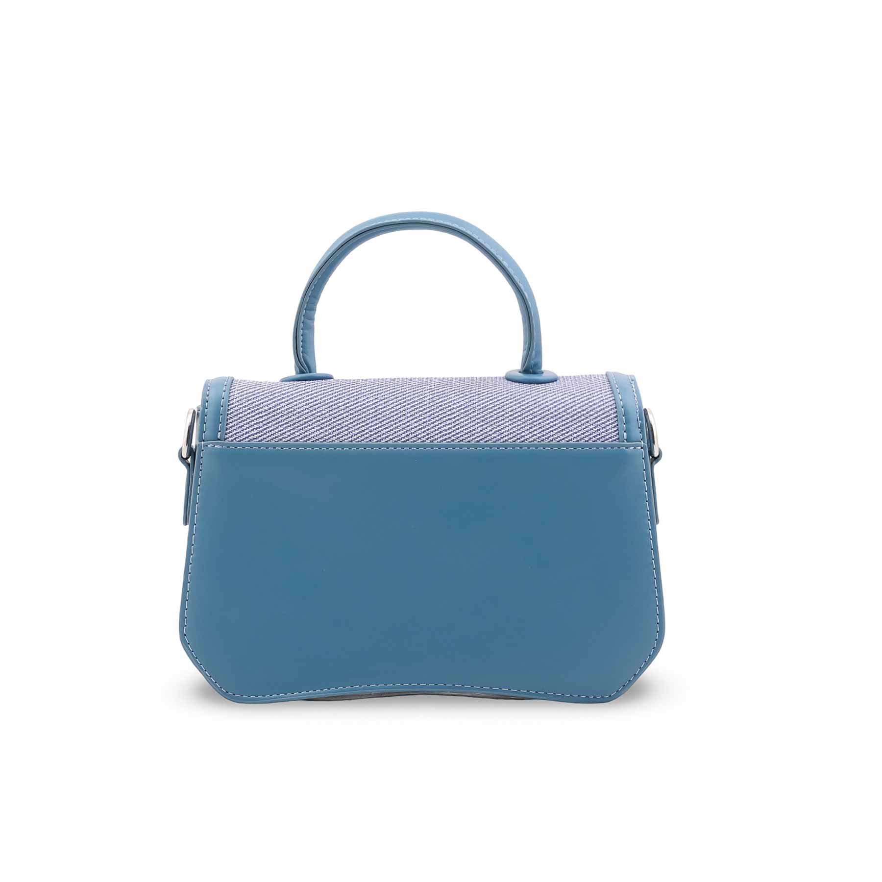 Blue Formal Shoulder Bag For Women P36482 - Image 4