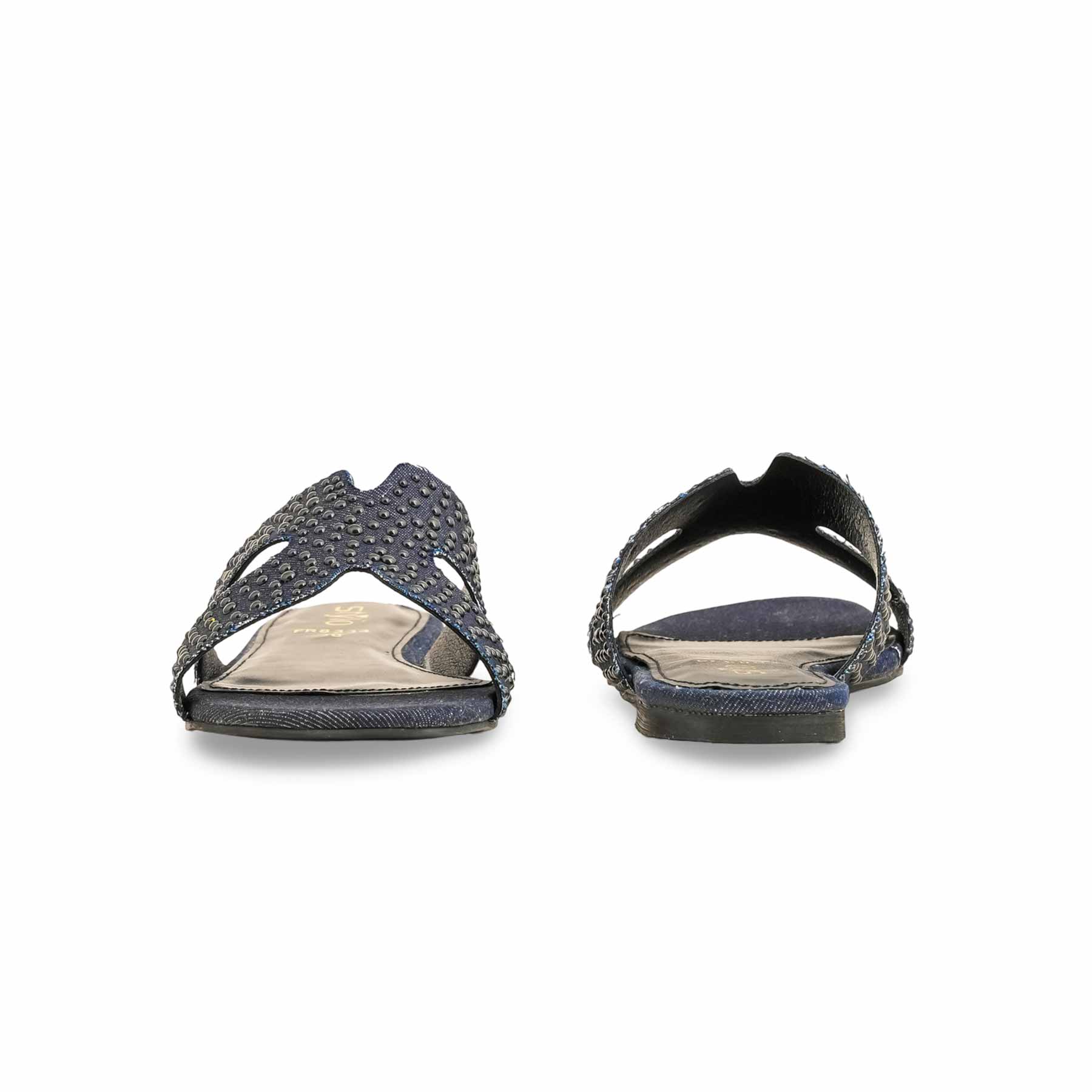 Blue Formal Slipper FR8334 - Image 4