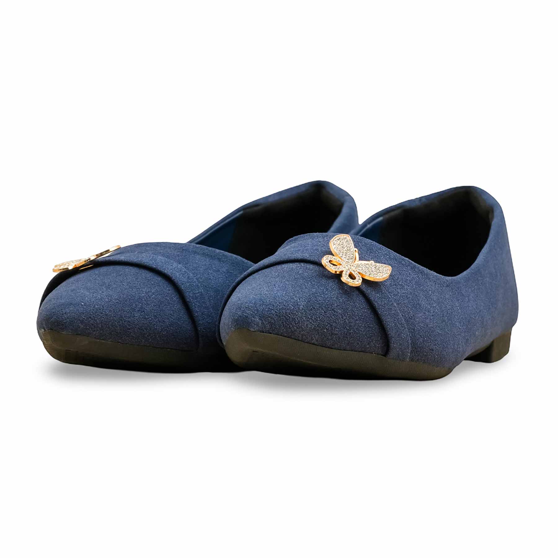 Blue Pumps For Ladies WN1296 - Image 3
