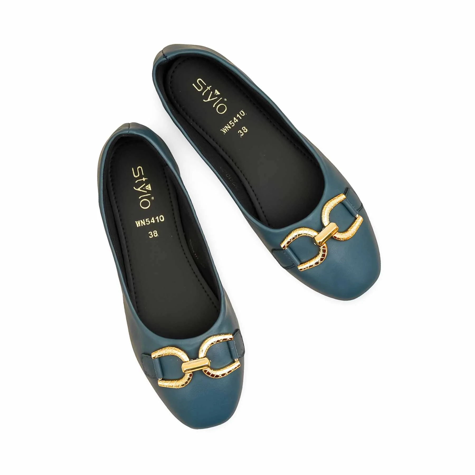 Blue Pumps For Ladies WN5410 - Image 6