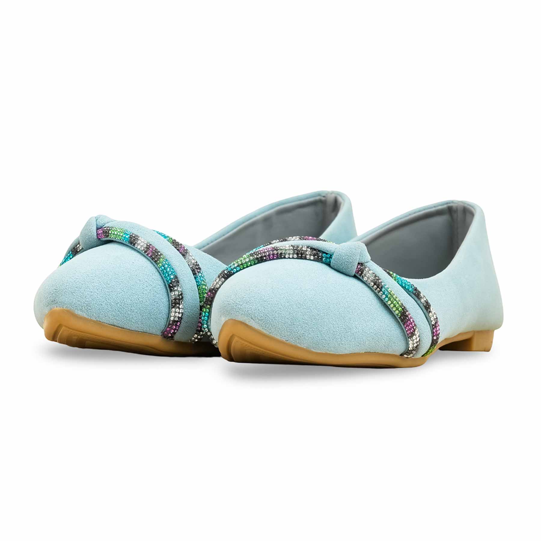Blue Pumps For Women WN1268 - Image 3