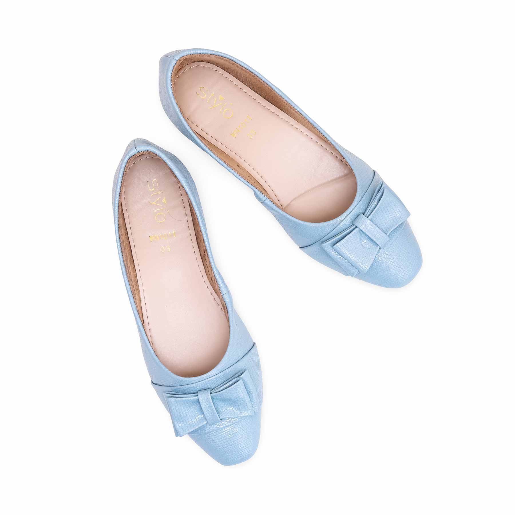 Women's Blue Pumps WN1011 - Image 4