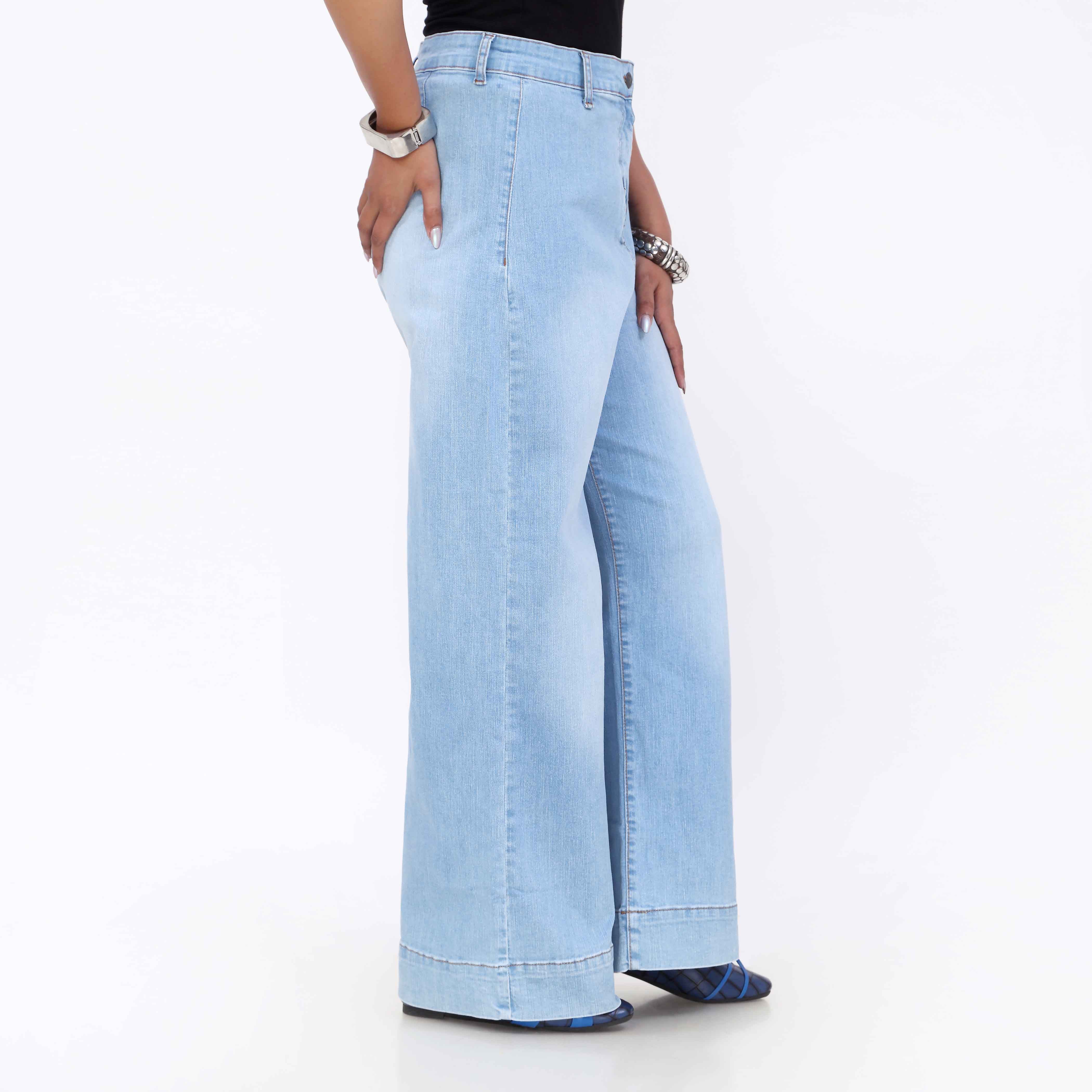 Blue Relax Fit Denim Pant PP5056 - Image 2