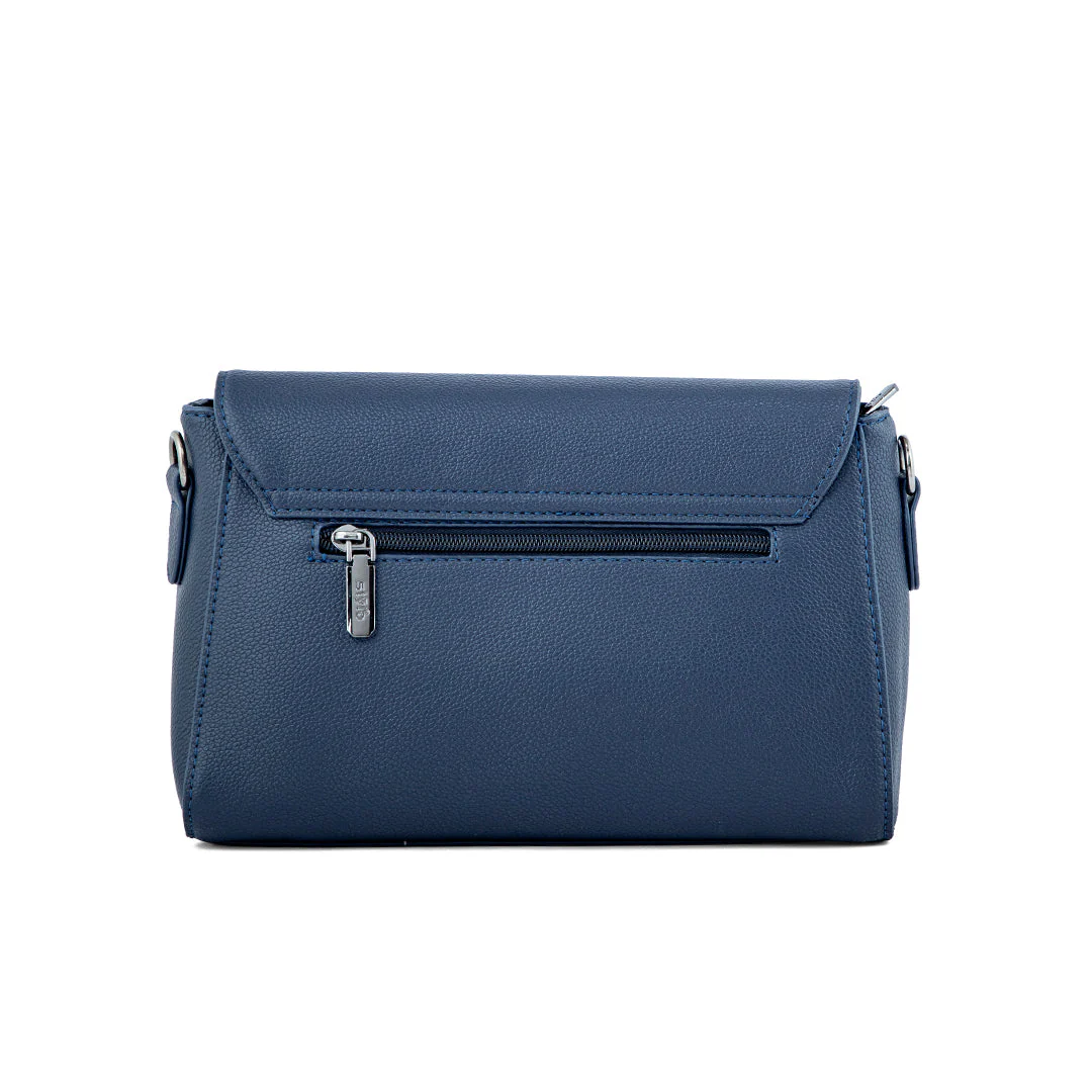 Blue Women Formal Shoulder Bag P36240 - Image 3