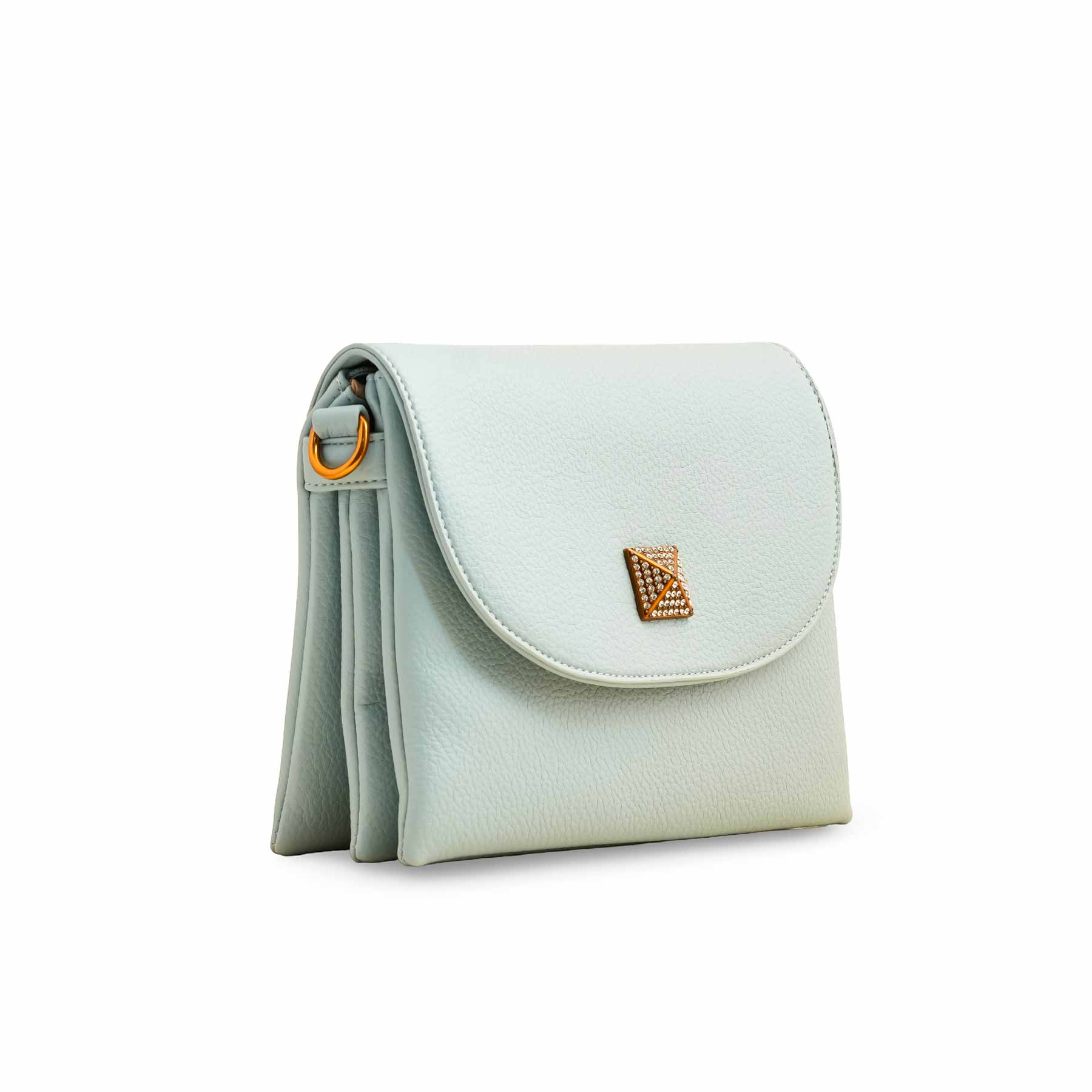 Blue Women Formal Shoulder Bag P36377 - Image 2