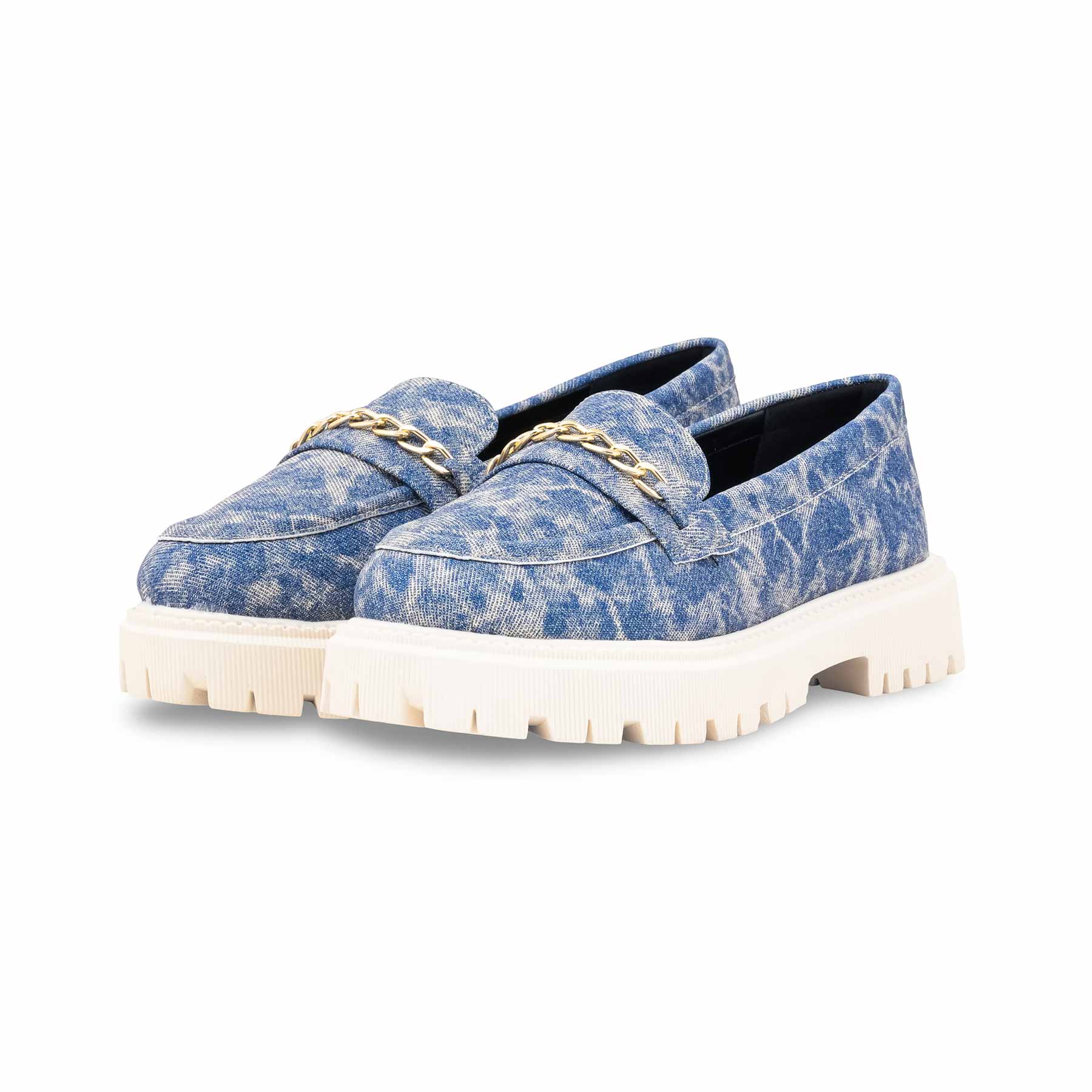 Blue Women Moccasin WN4532 - Image 3
