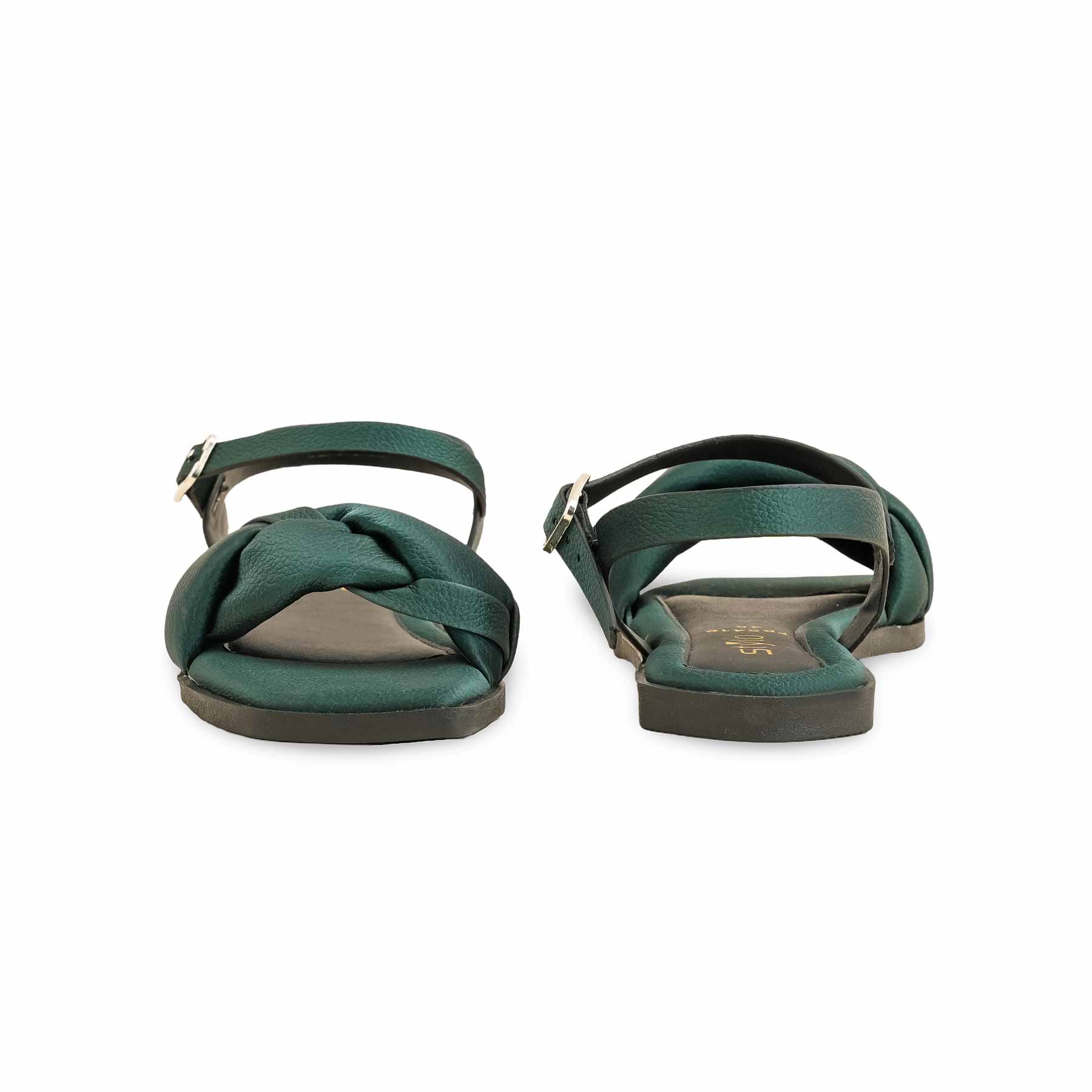Botl Green Formal Sandal For Ladies FR5416 - Image 4