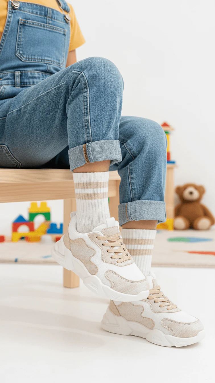 Boys Beige Casual Jogger KD1906