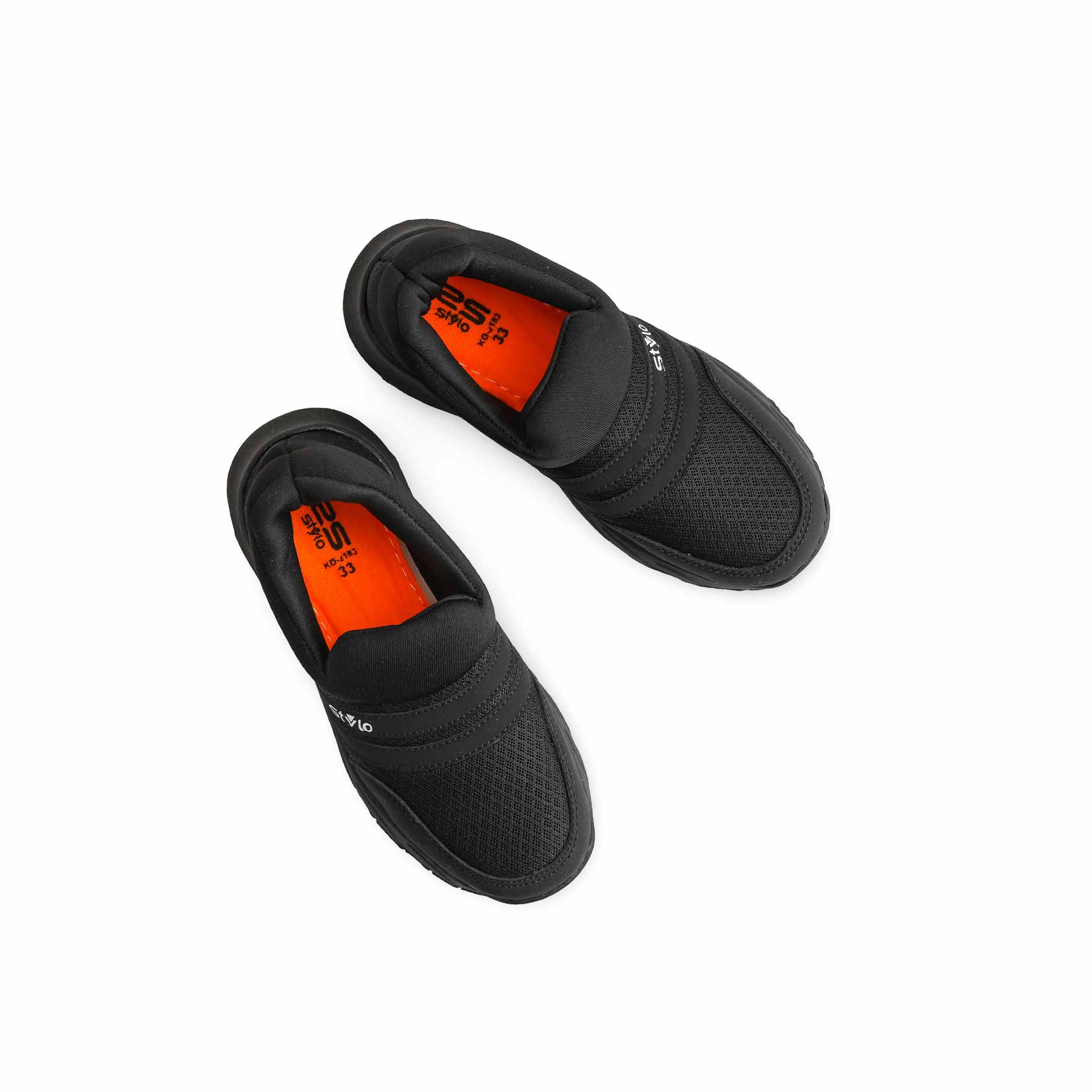 Boys Black Casual Canvas KD2183 - Image 4