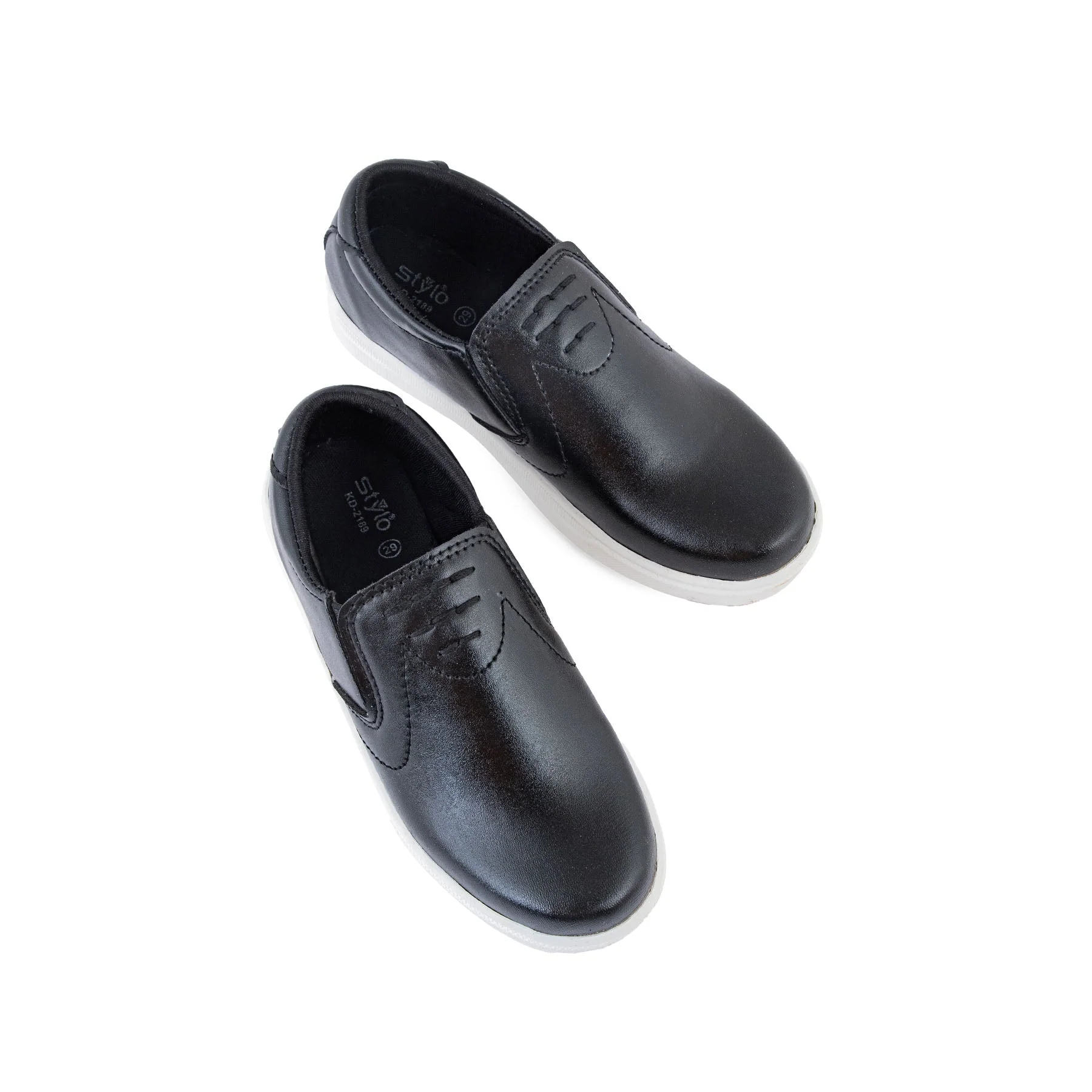 Boys Black Casual Canvas KD2189 - Image 4