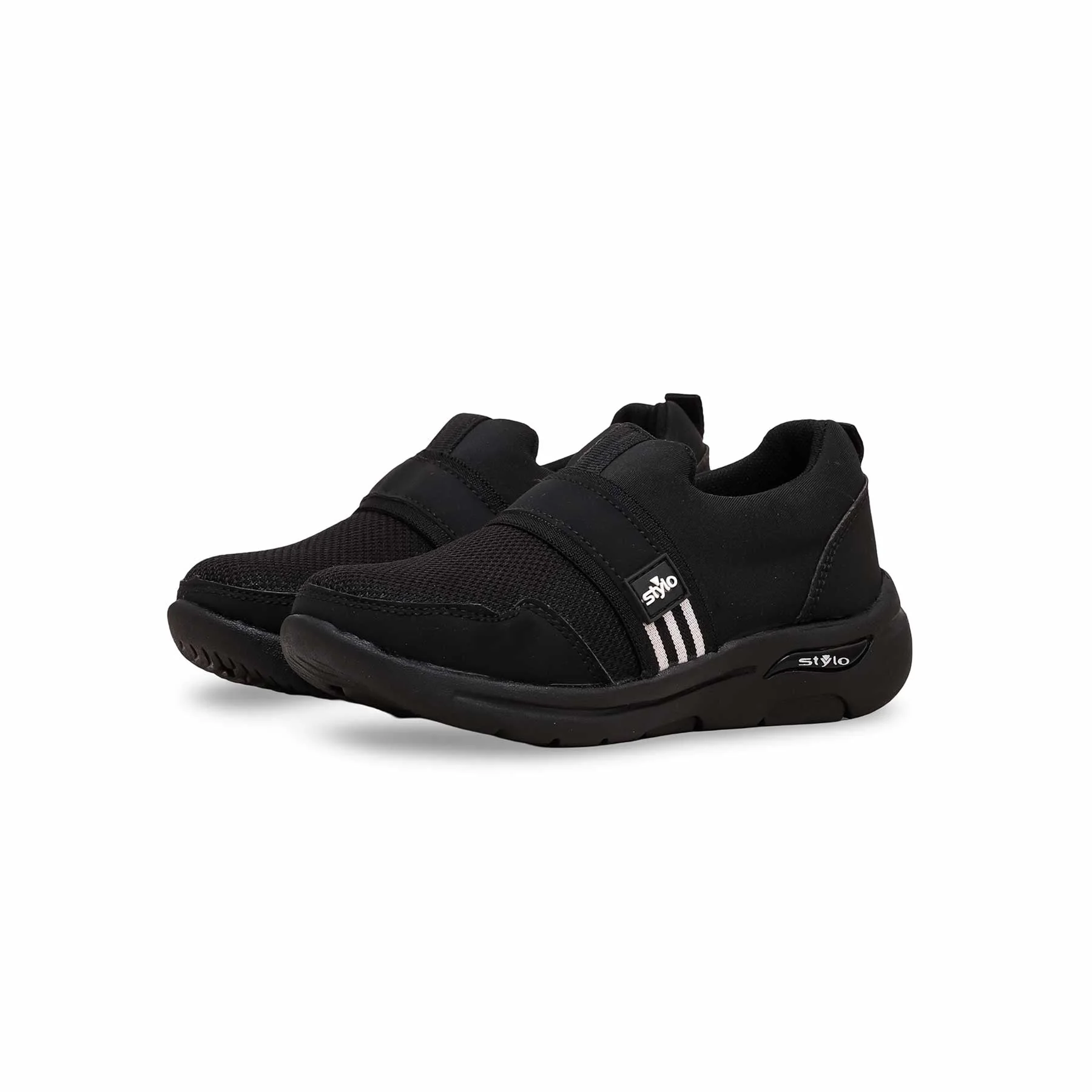Boys Black Casual Canvas KD2327 - Image 3