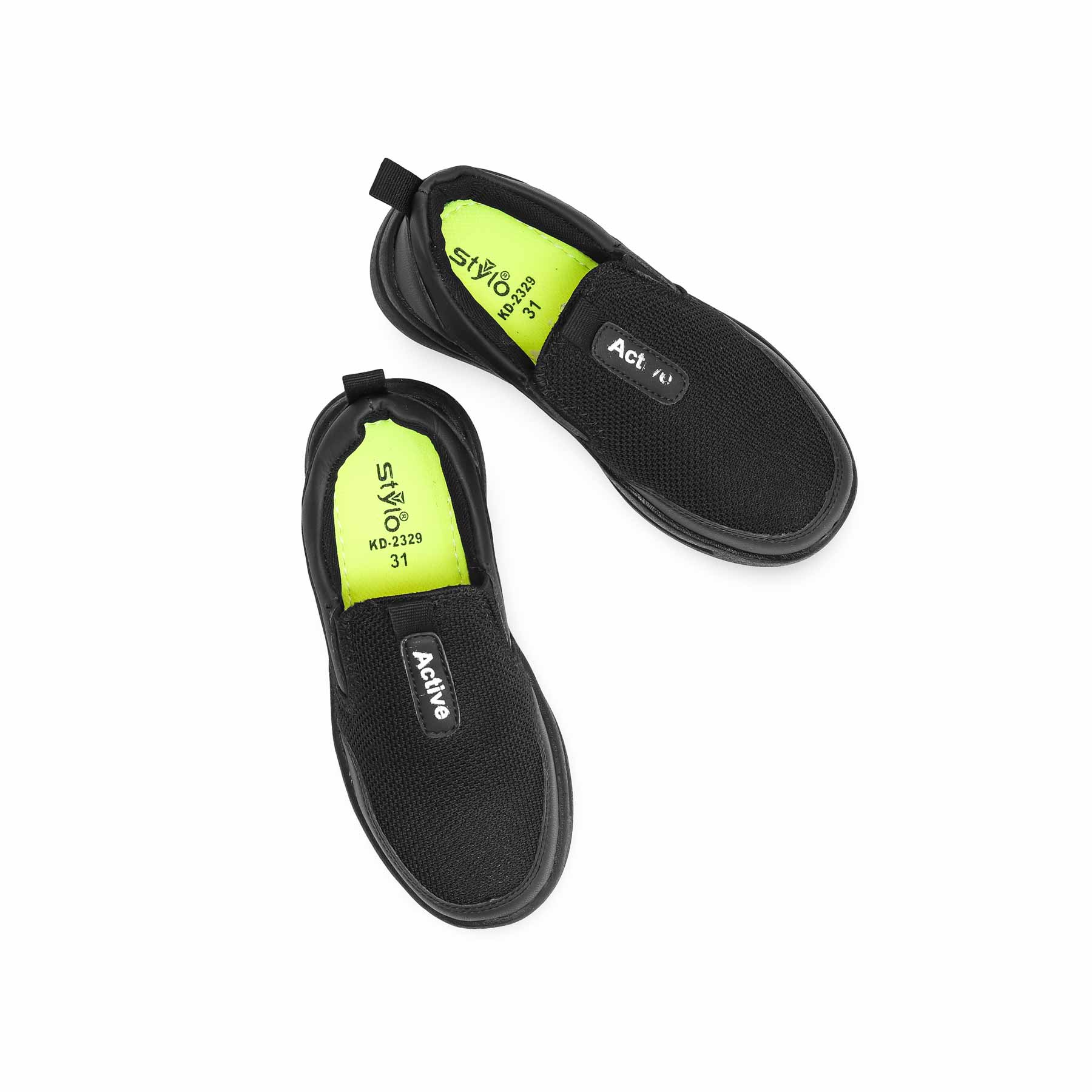 Boys Black Casual Canvas KD2329 - Image 4