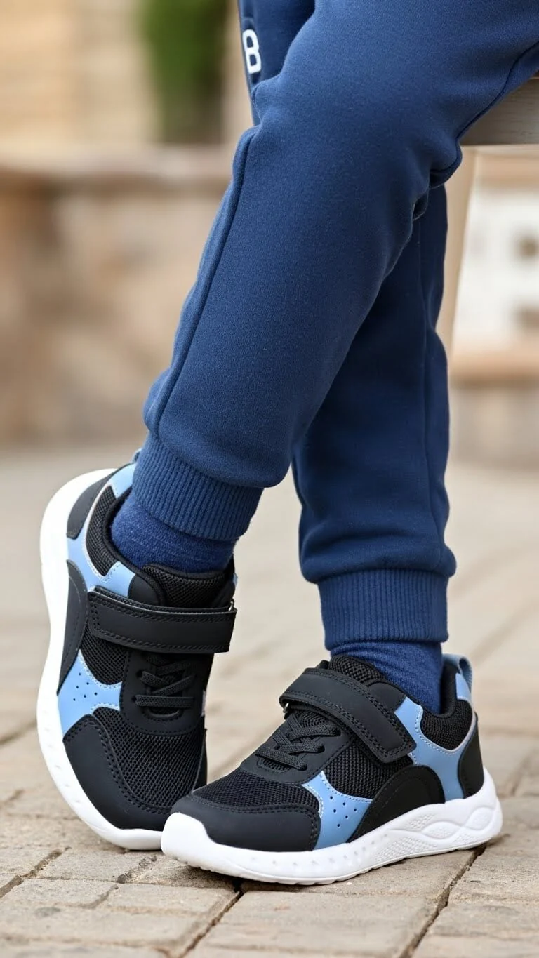 Boys Black Casual Jogger KD8152