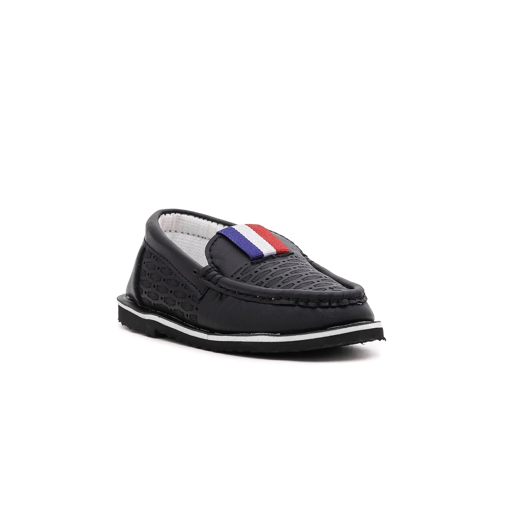 Boys Black Casual Moccasins KD0526 - Image 2