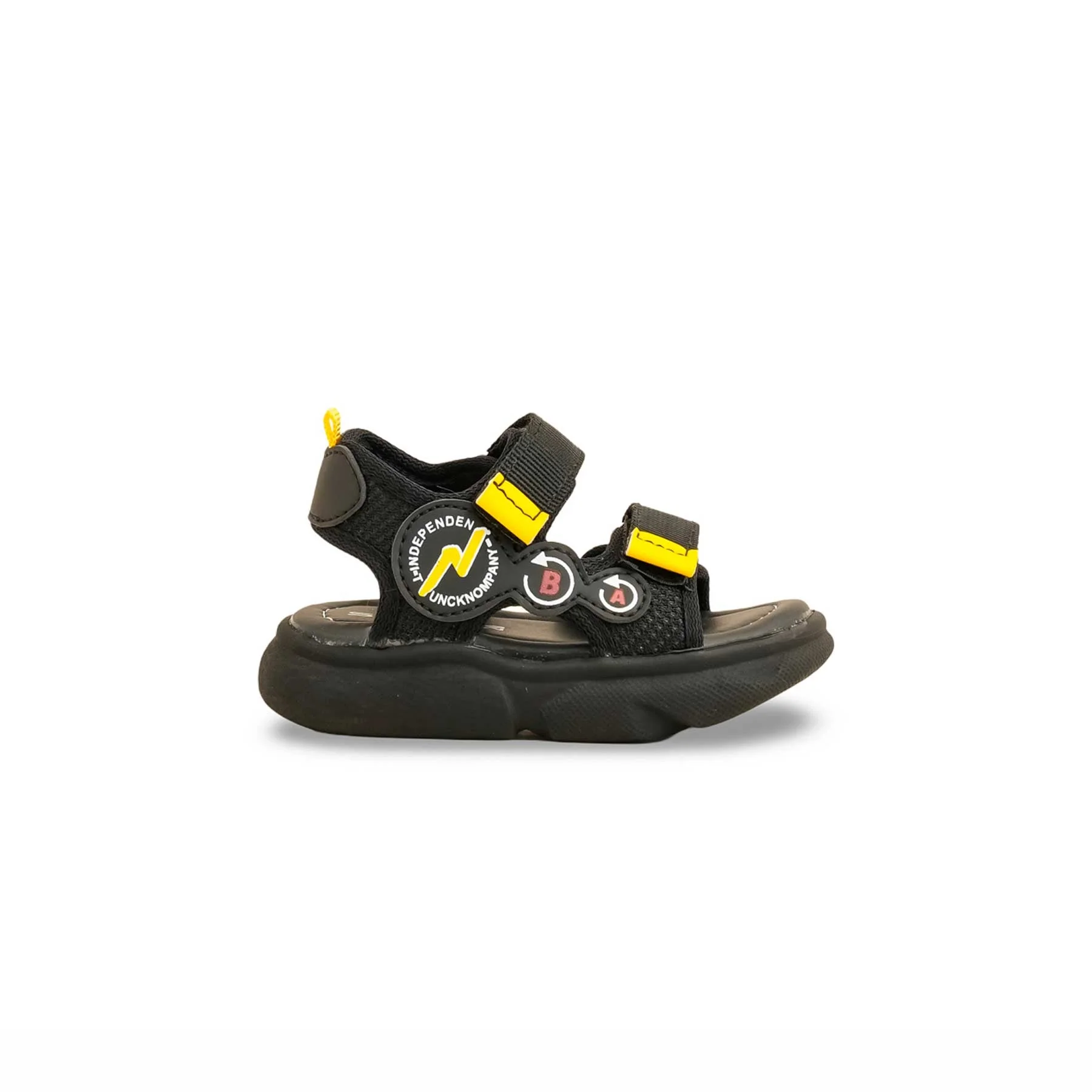 Boys Black Casual Sandal KD4770 - Image 2