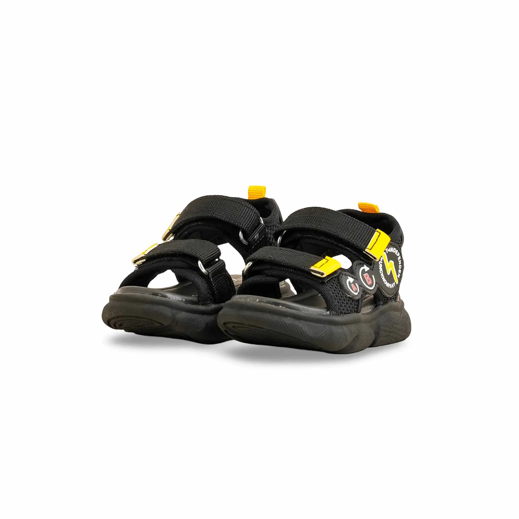 Boys Black Casual Sandal KD4770 - Image 3