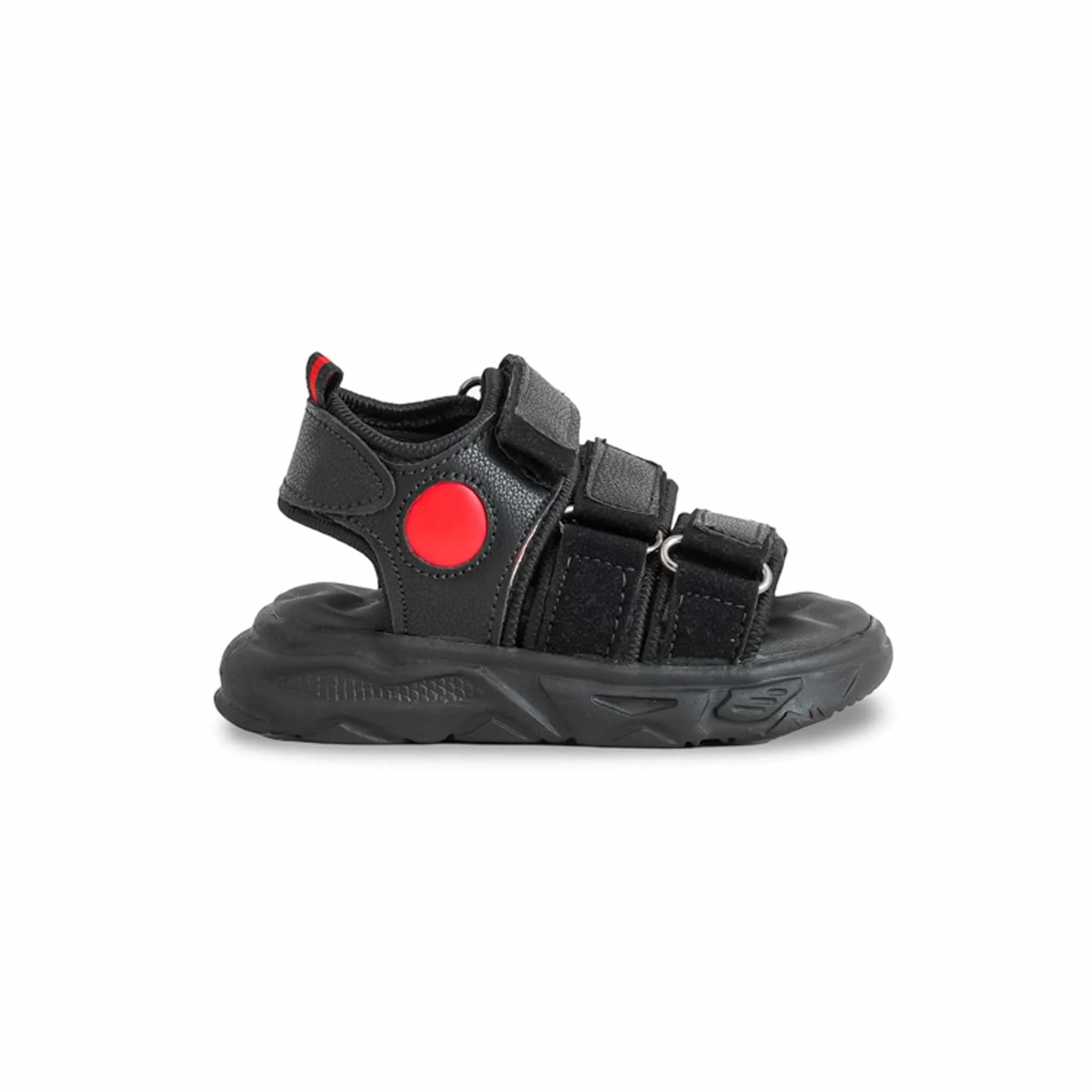 Boys Black Casual Sandal KD4894 - Image 2