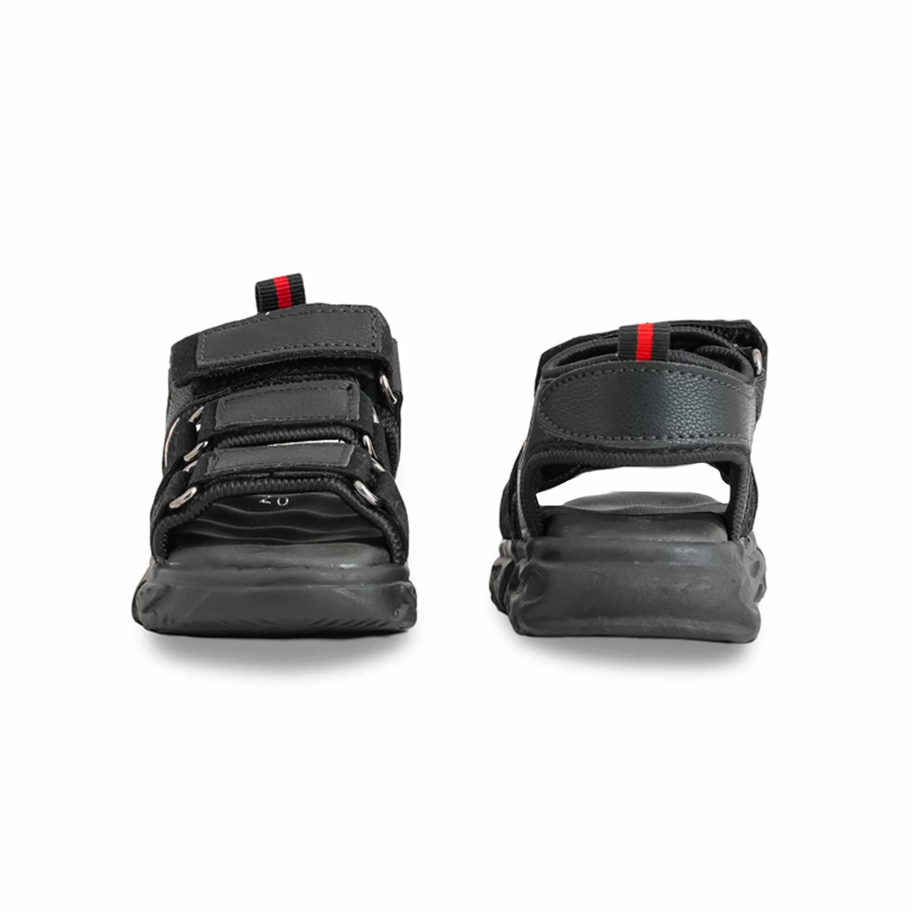 Boys Black Casual Sandal KD4894 - Image 4