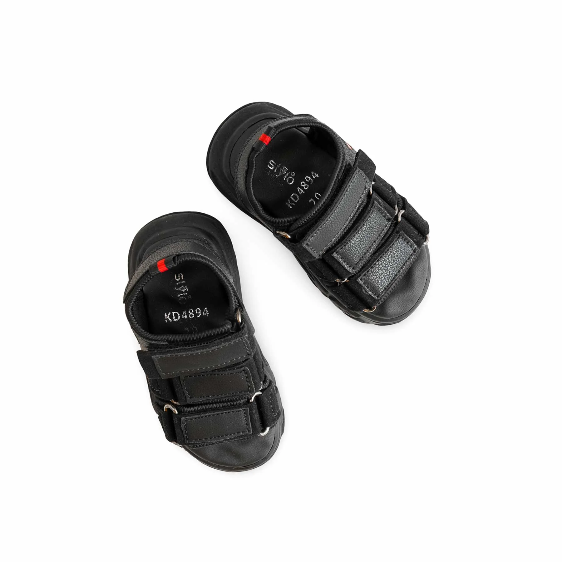 Boys Black Casual Sandal KD4894 - Image 5