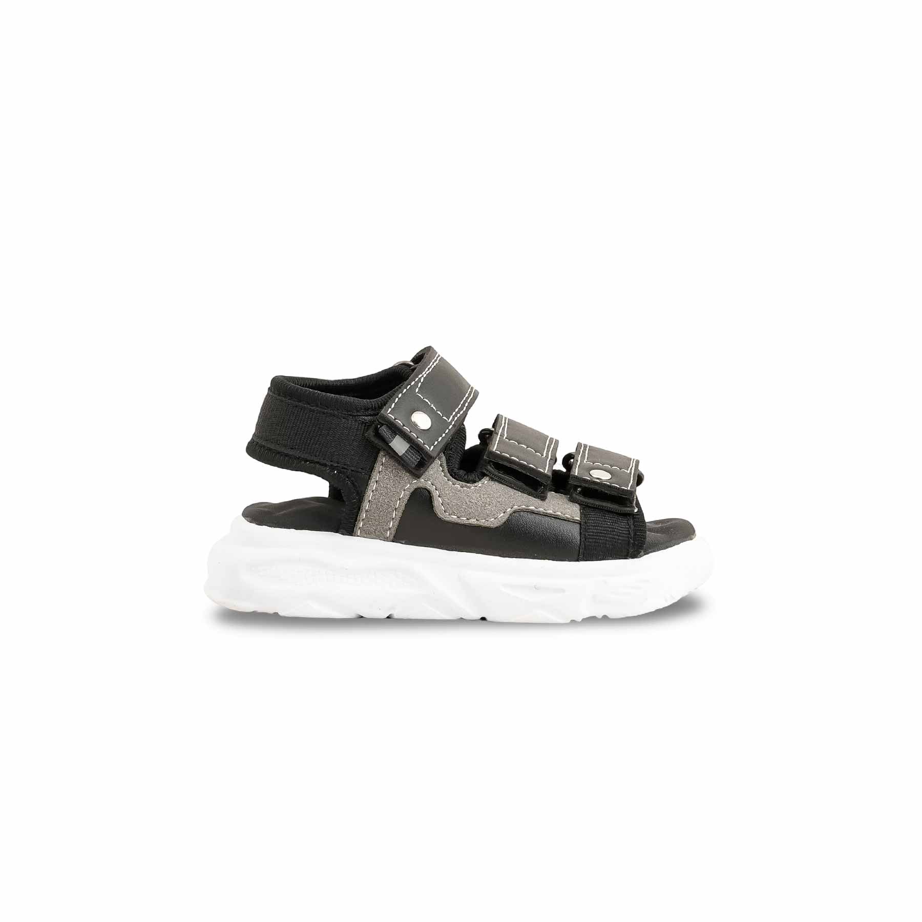 Boys Black Casual Sandal KD4895 - Image 2