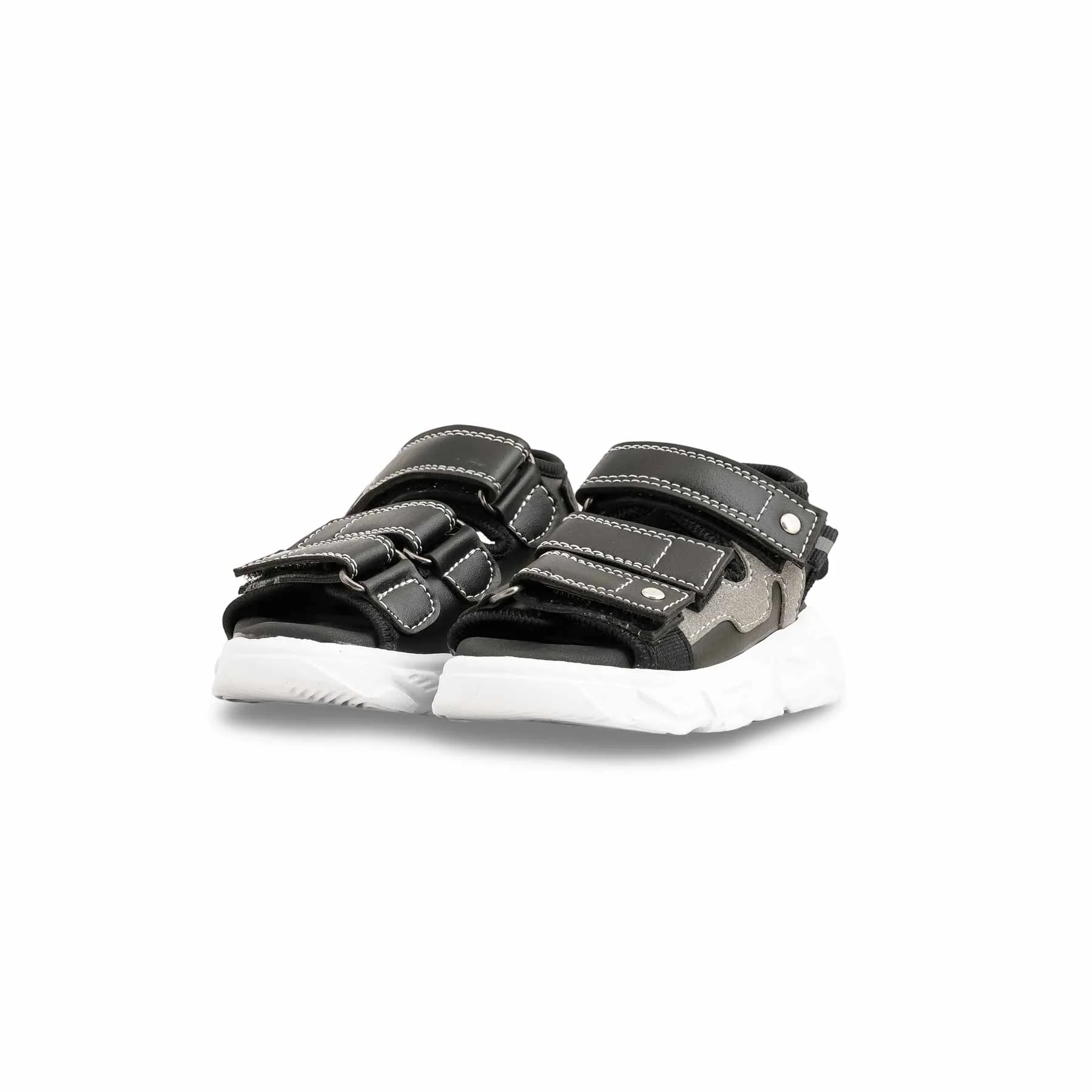Boys Black Casual Sandal KD4895 - Image 3