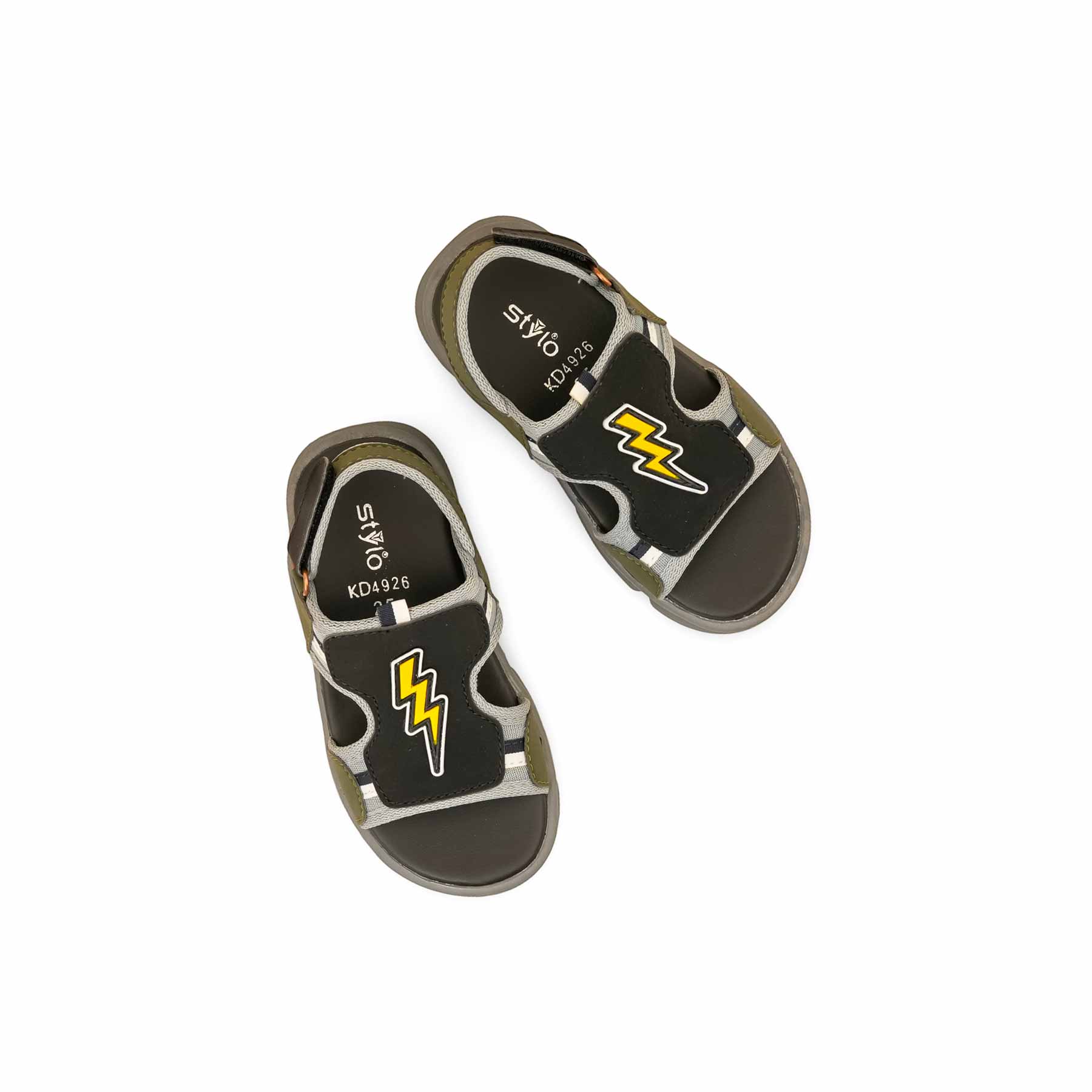 Boys Black Casual Sandal KD4926 - Image 5
