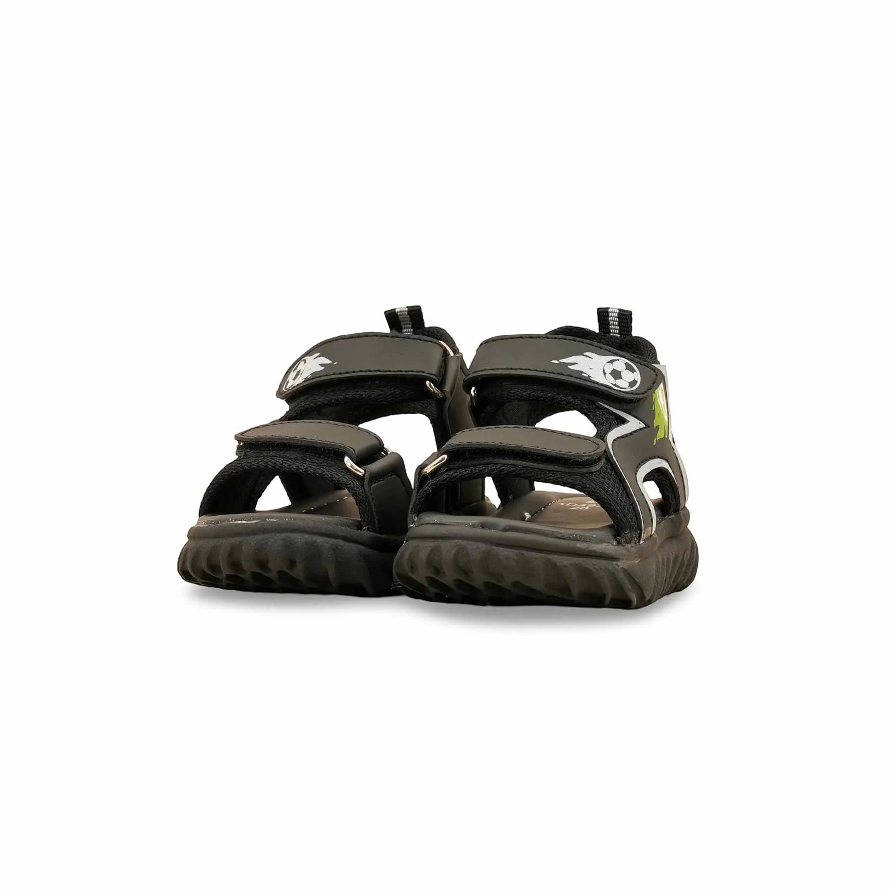 Boys Black Casual Sandal KD4930 - Image 3