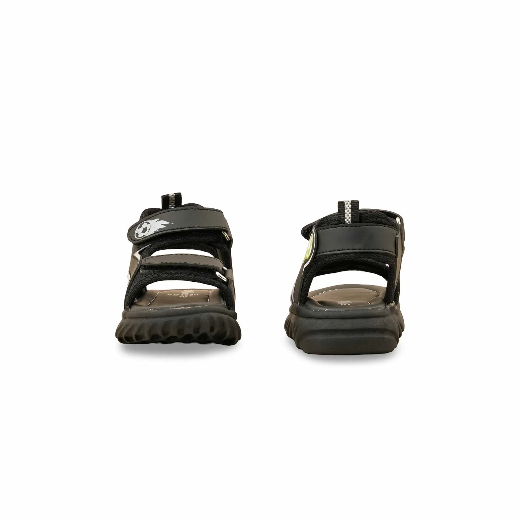 Boys Black Casual Sandal KD4930 - Image 4