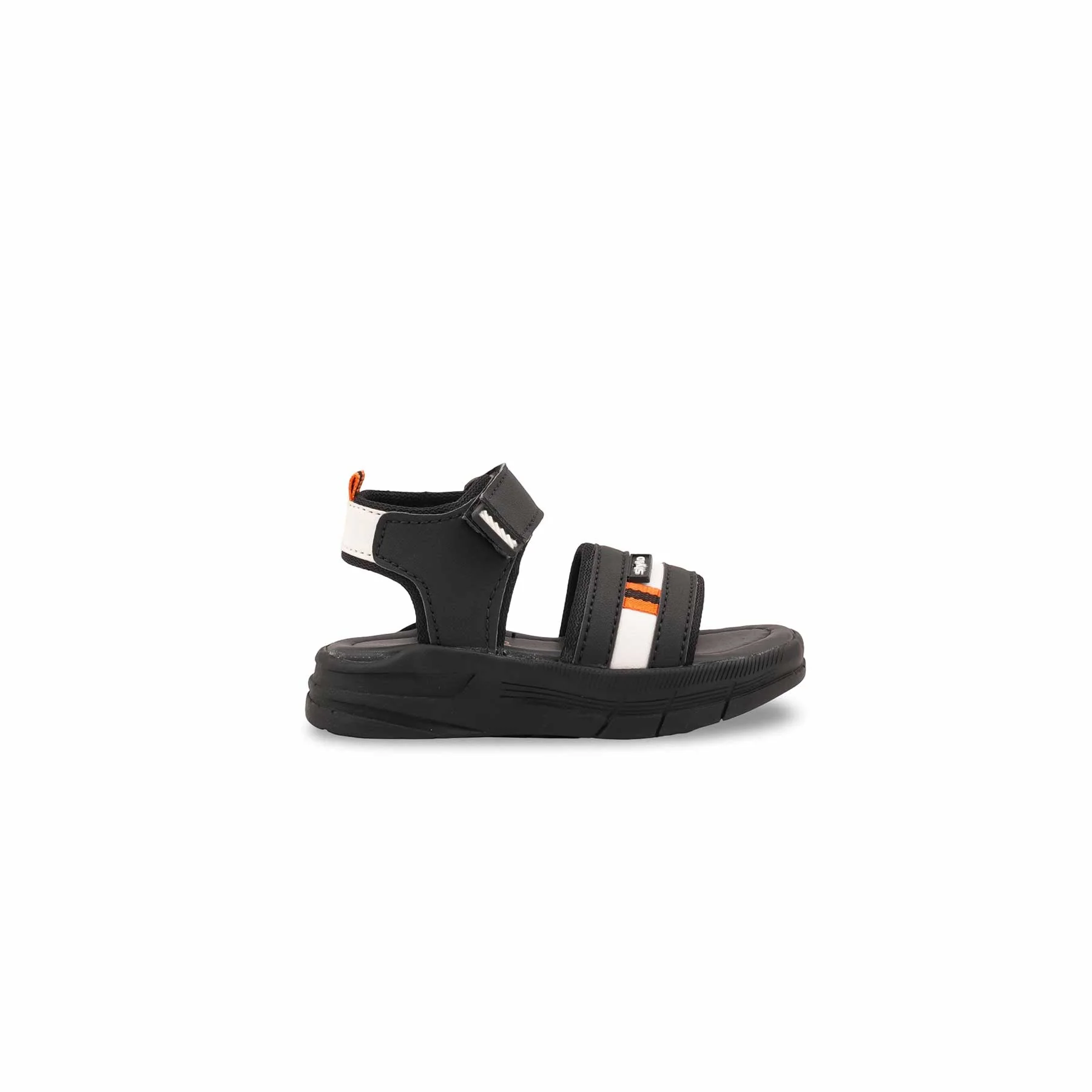 Boys Black Casual Sandal KD4939 - Image 2