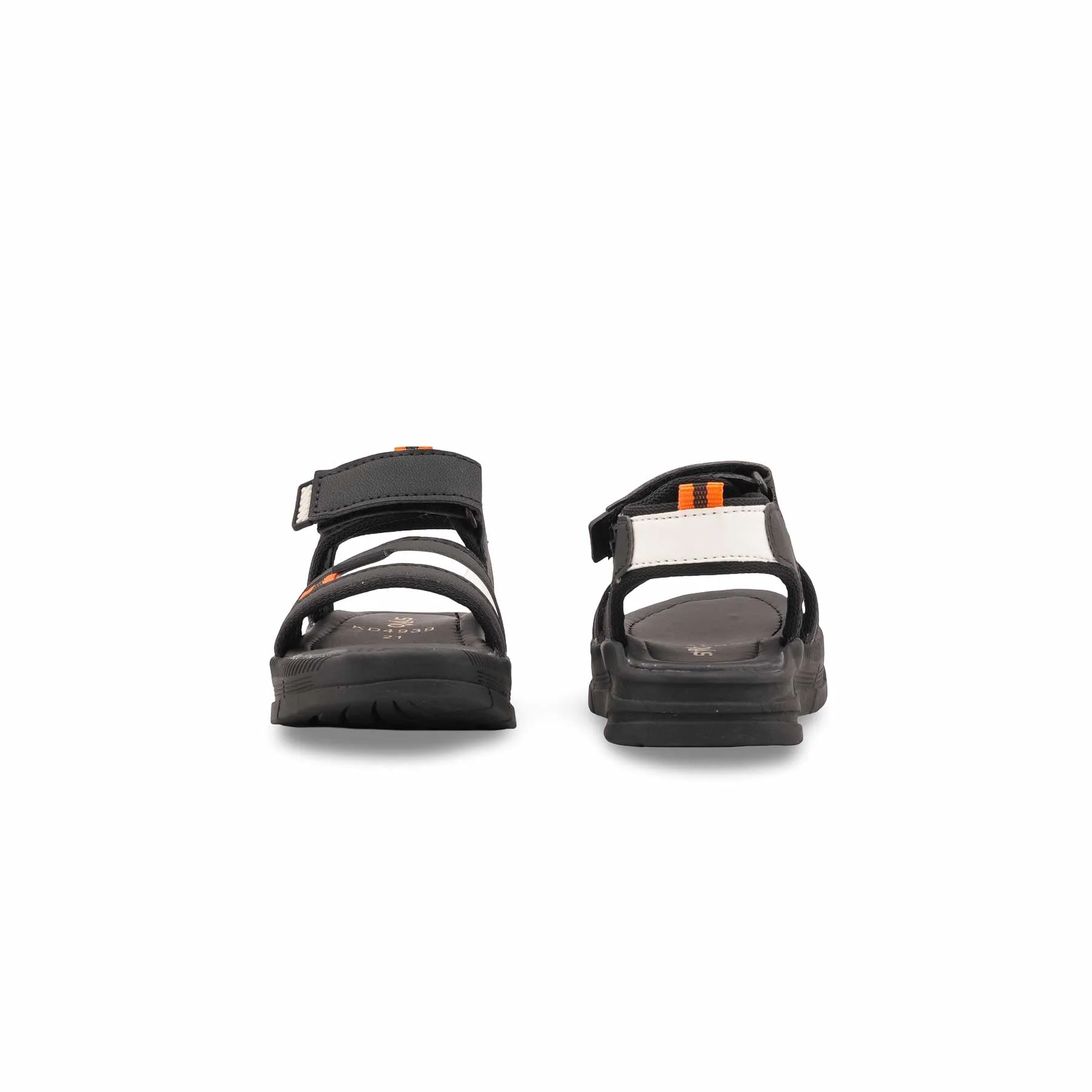 Boys Black Casual Sandal KD4939 - Image 4