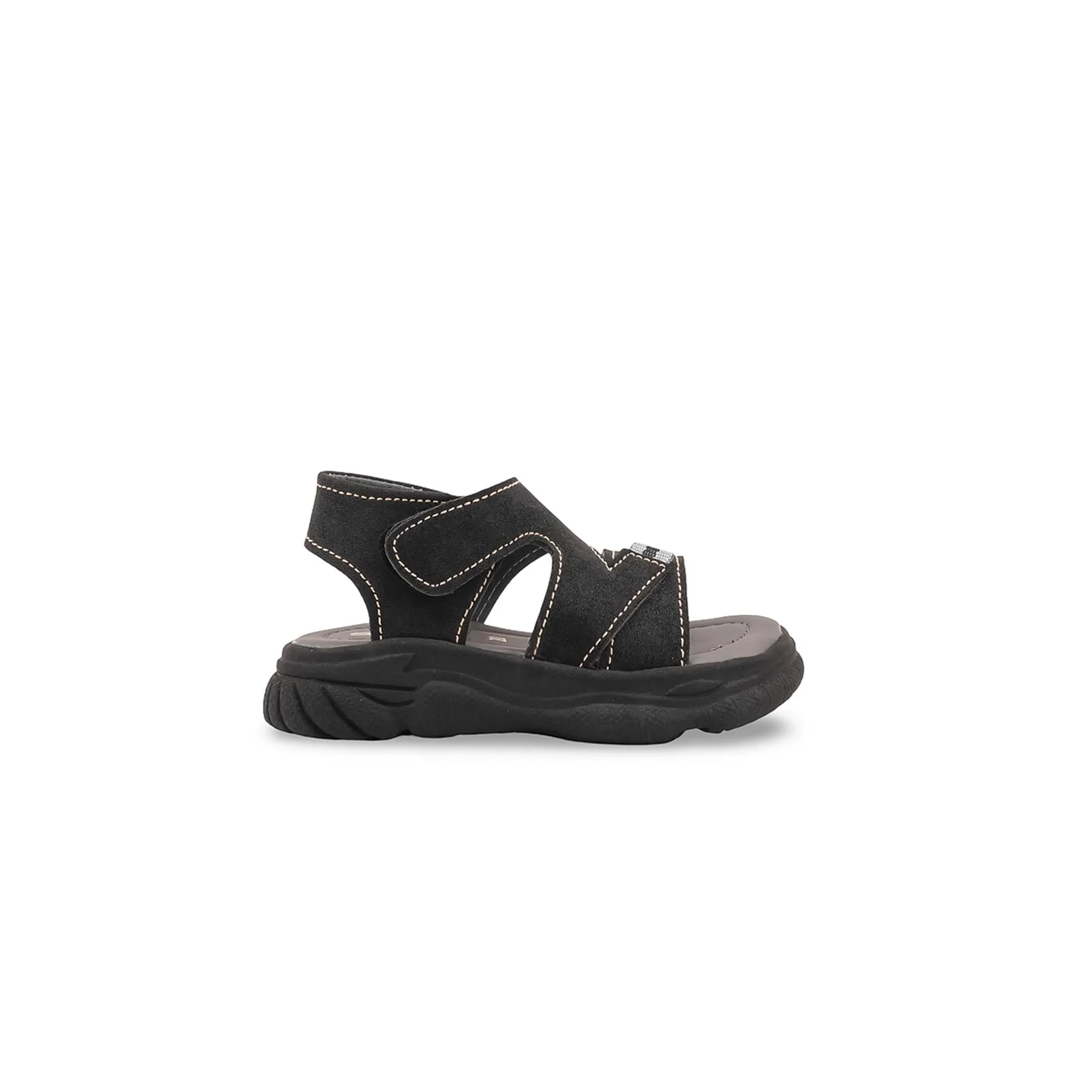 Boys Black Casual Sandal KD4955 - Image 2