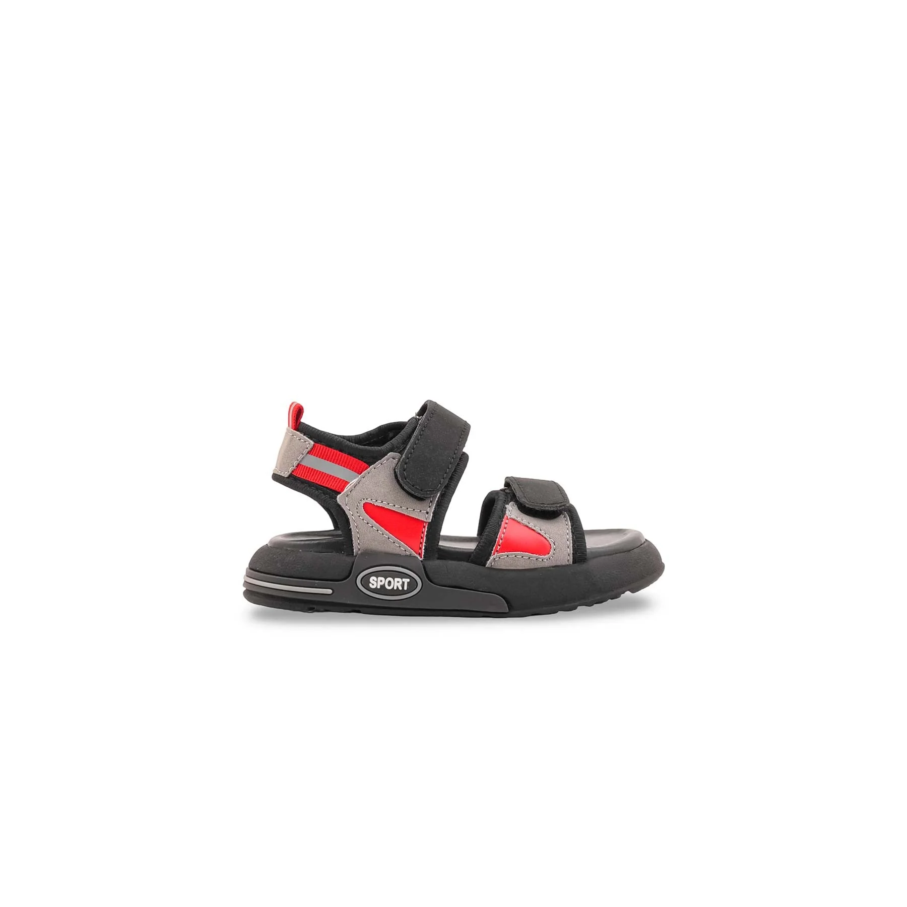 Boys Black Casual Sandal KD4978 - Image 2