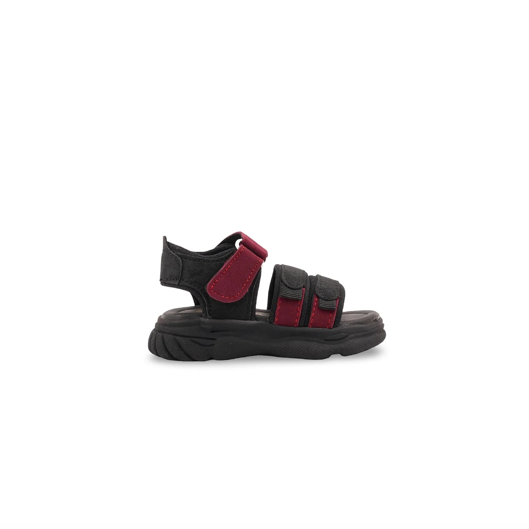Boys Black Casual Sandal KD4982 - Image 2