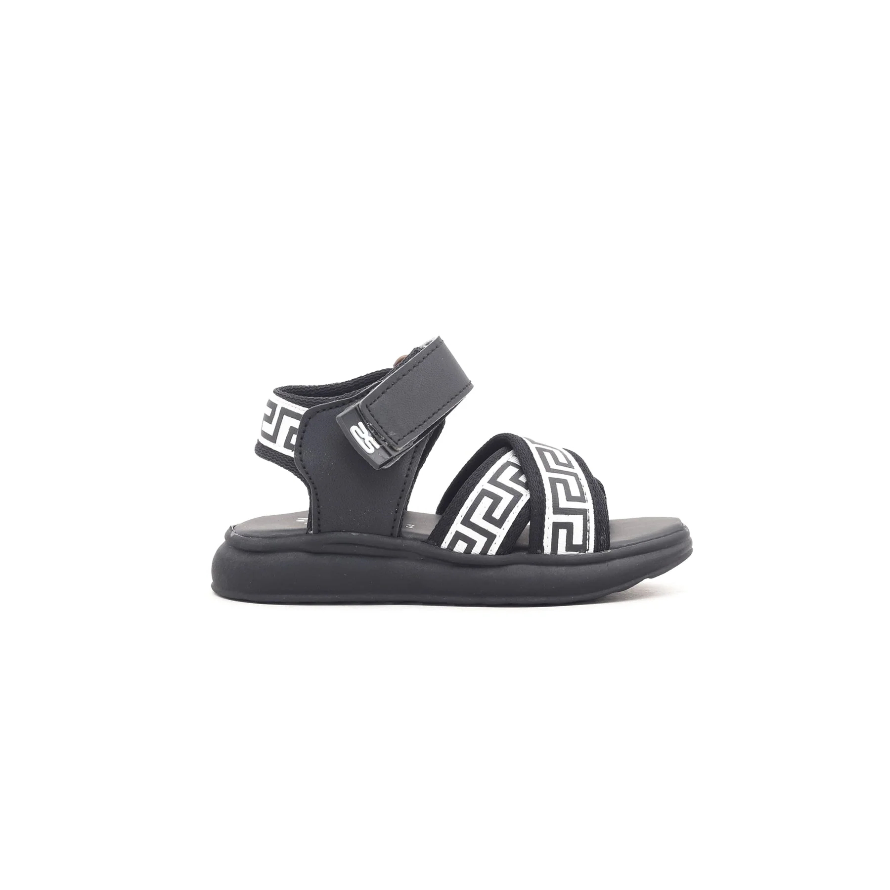 Boys Black Casual Sandal KD9264 - Image 2