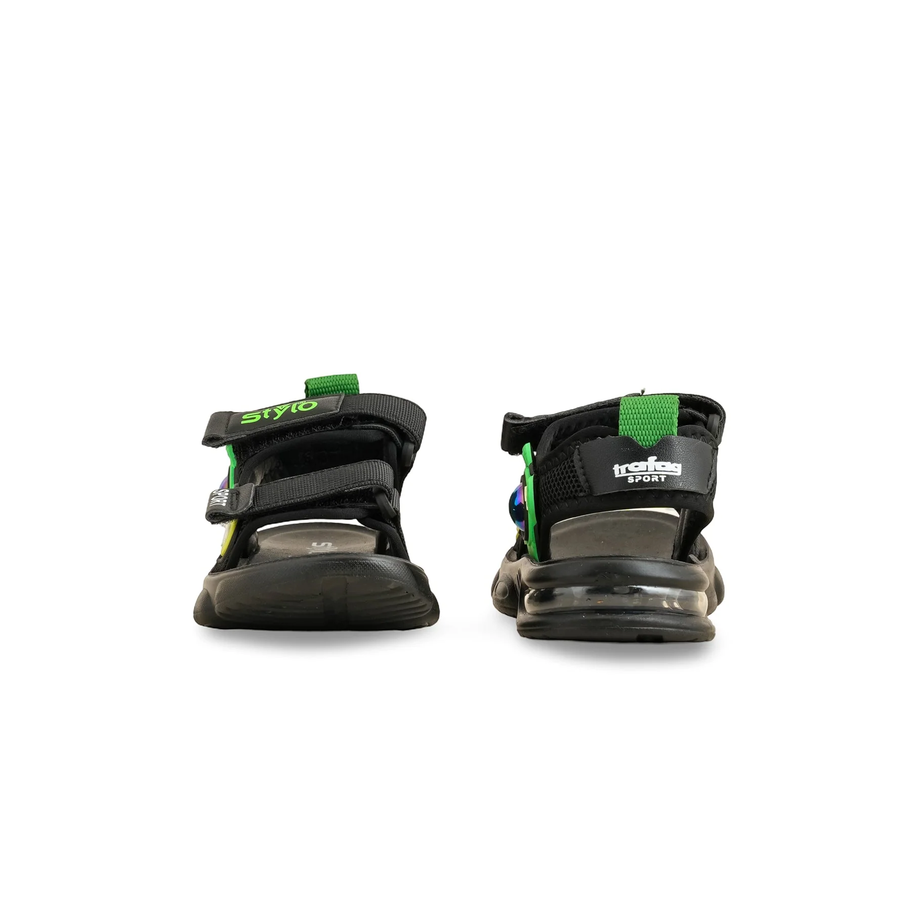 Boys Black Casual Sandal KD9974 - Image 4
