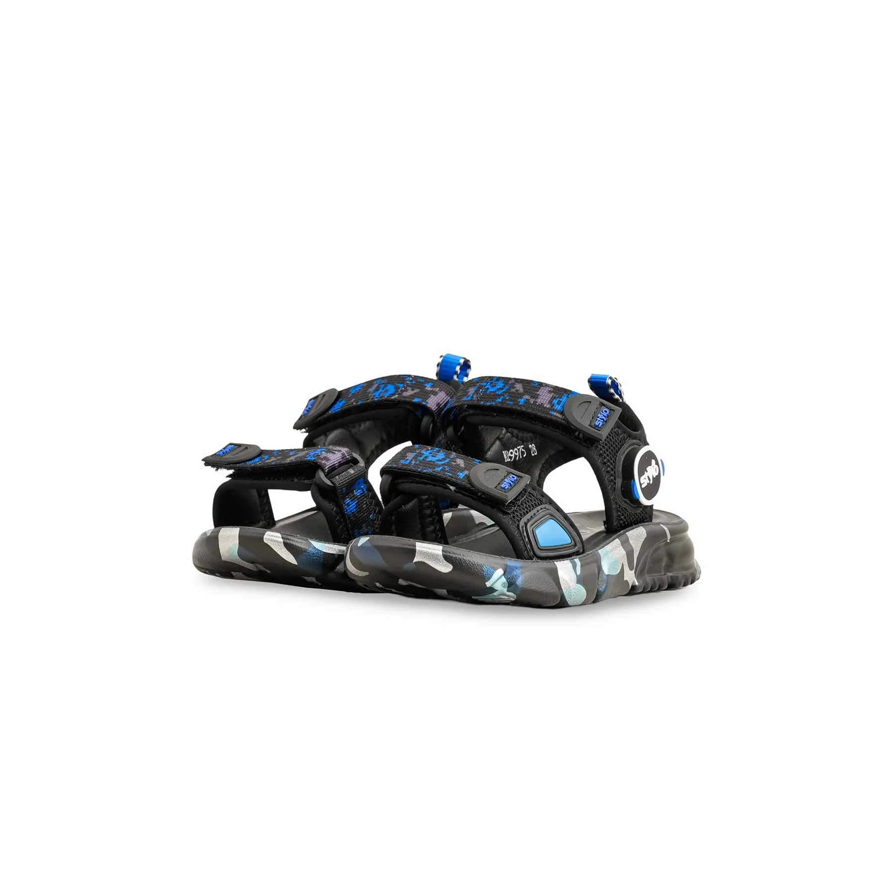 Boys Black Casual Sandal KD9975 - Image 3