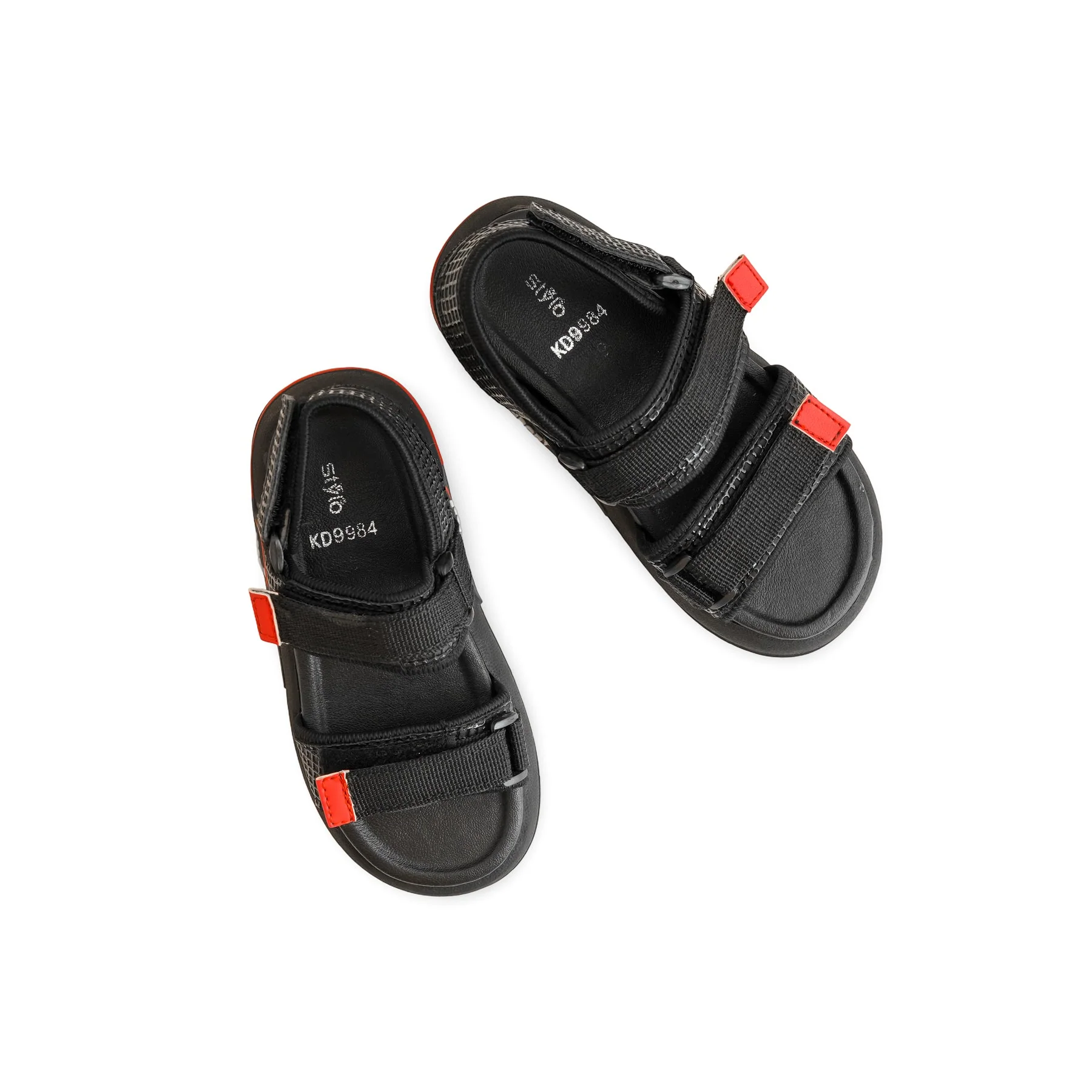 Boys Black Casual Sandal KD9984 - Image 5