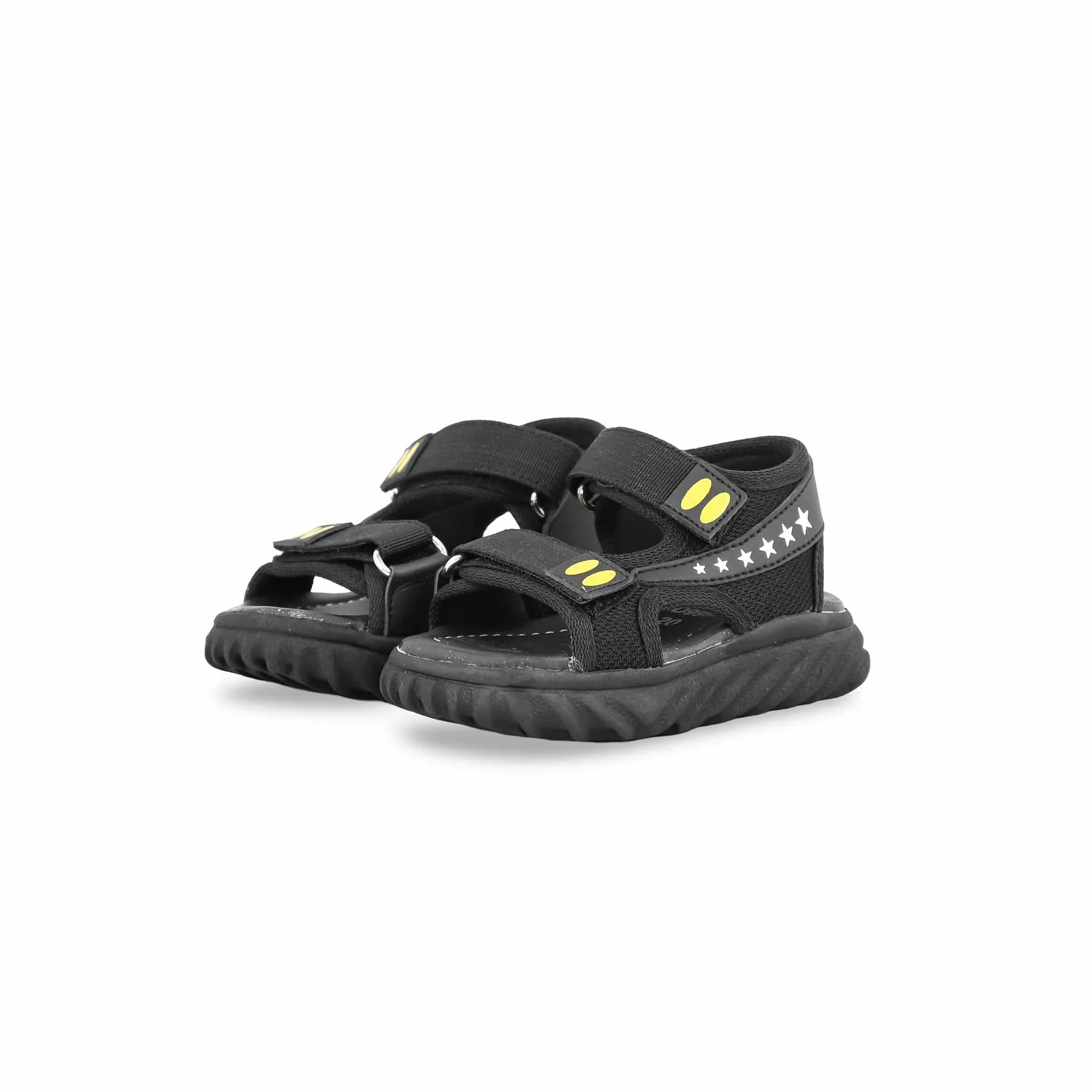 Boys Black Casual Sandal KD9995 - Image 3