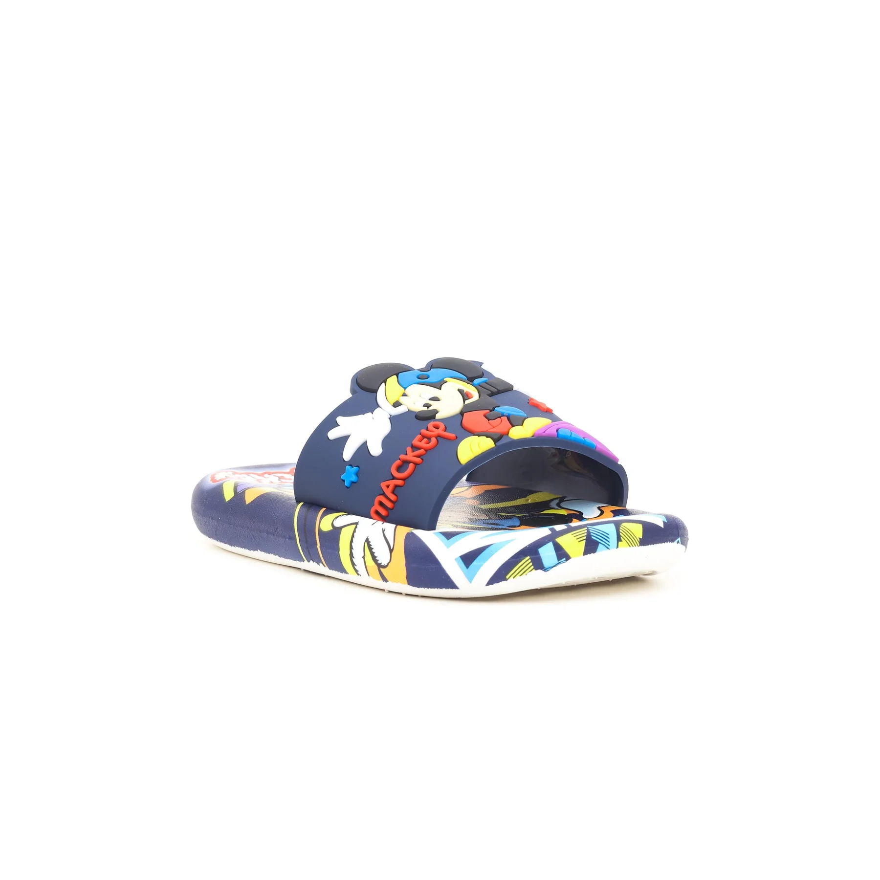 Boys Black Casual Slipper KD5299 - Image 2