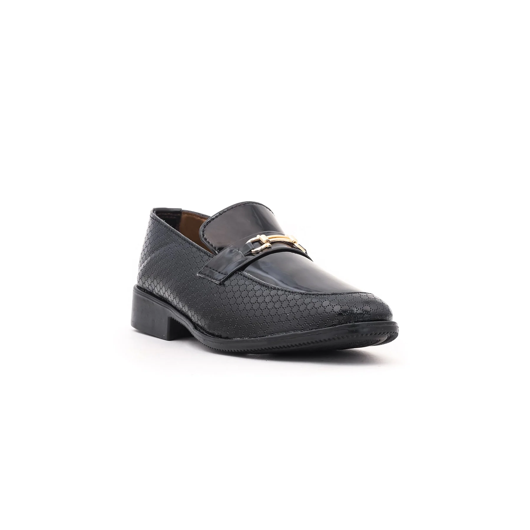 Boys Black Formal Moccasin KD0428 - Image 2