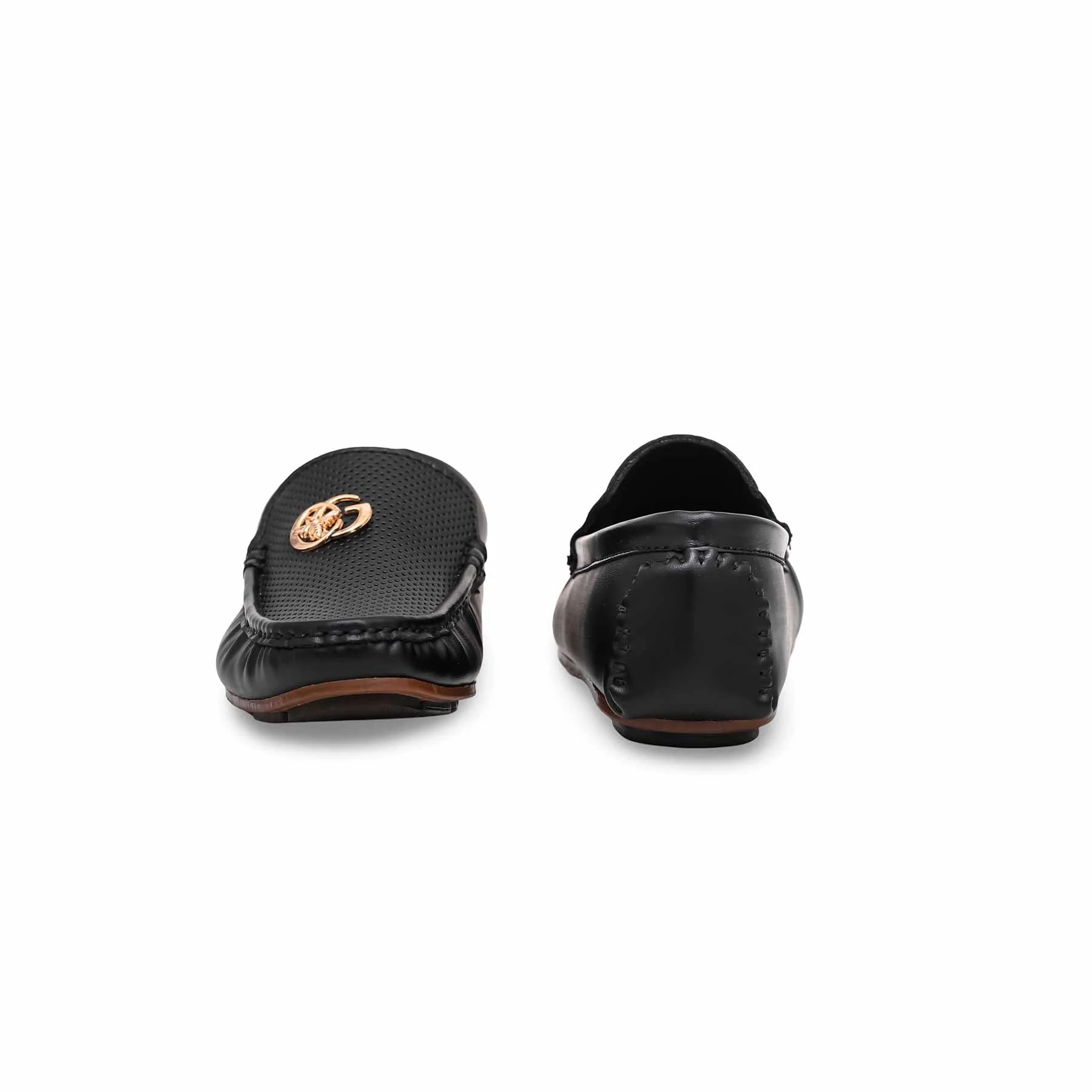 Boys Black Formal Moccasin KD0836 - Image 3