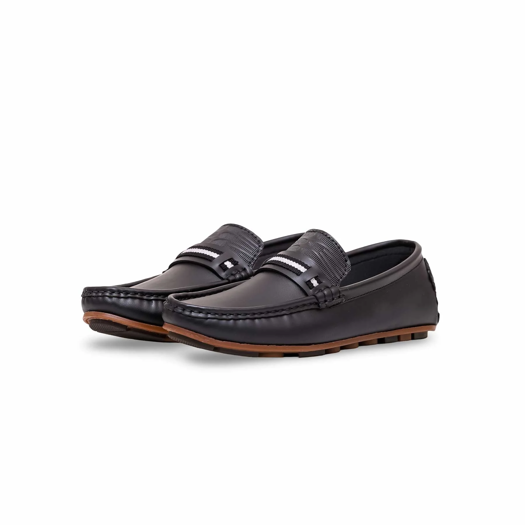 Boys Black Formal Moccasin KD0841 - Image 2