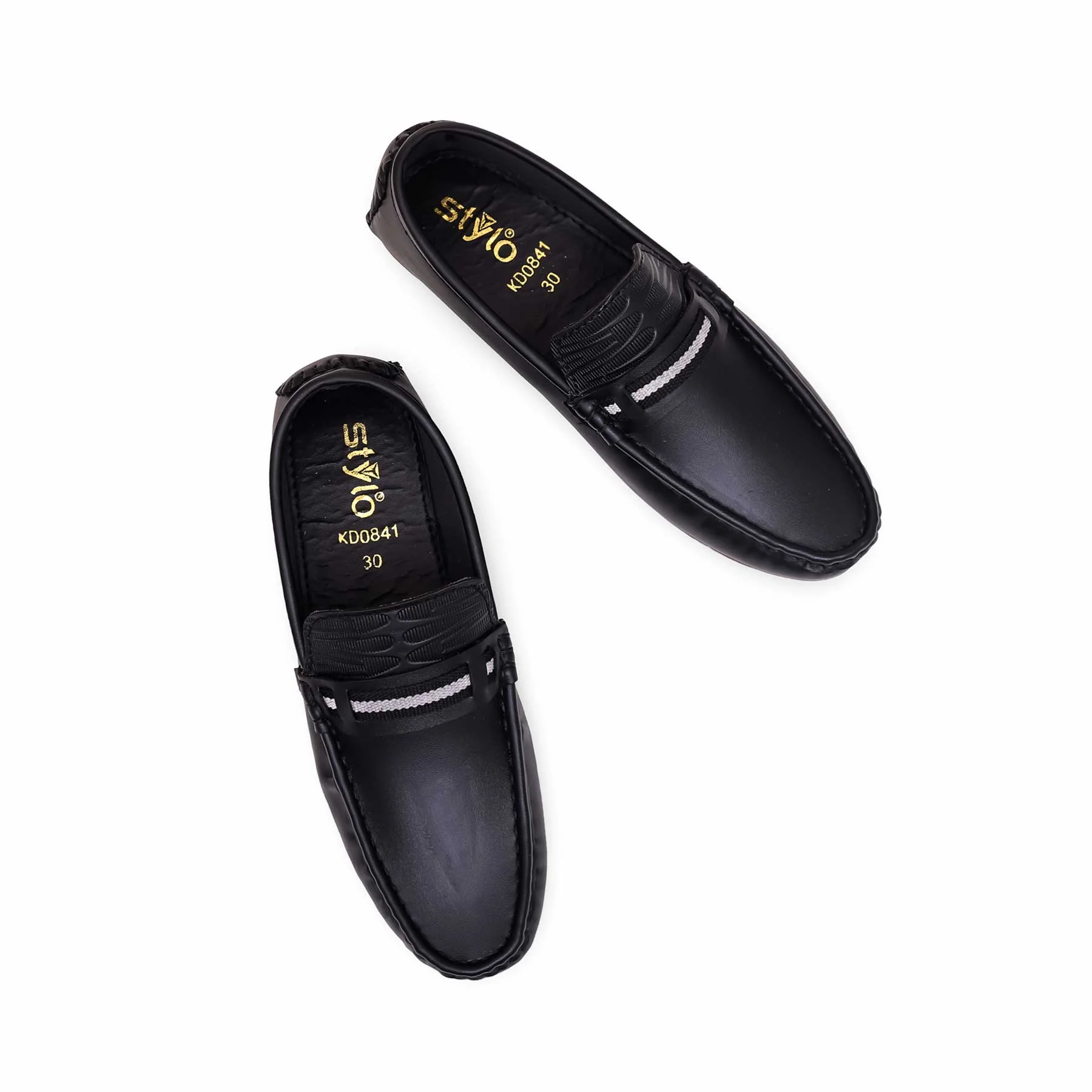 Boys Black Formal Moccasin KD0841 - Image 4