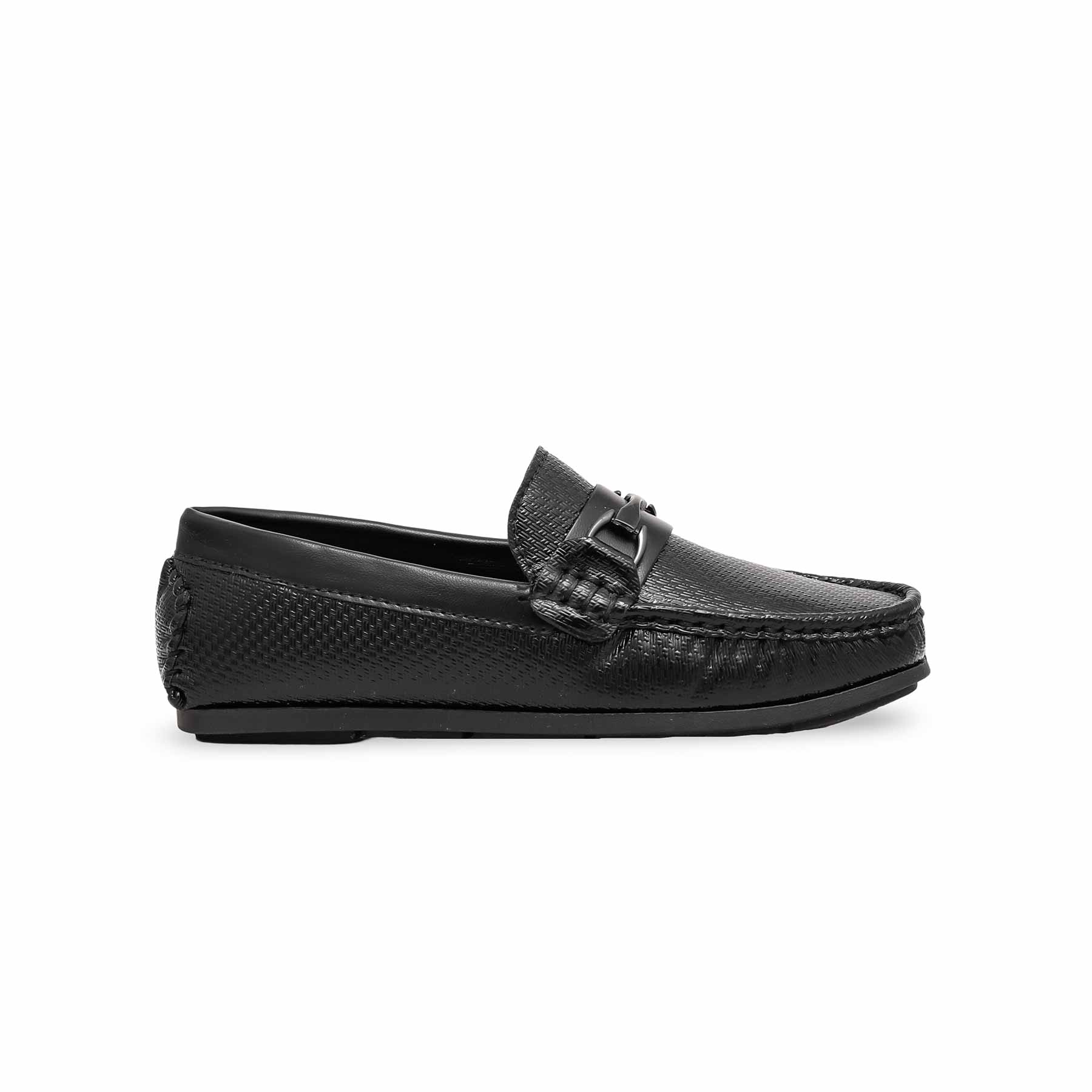 Boys Black Formal Moccasin KD2193 - Image 2