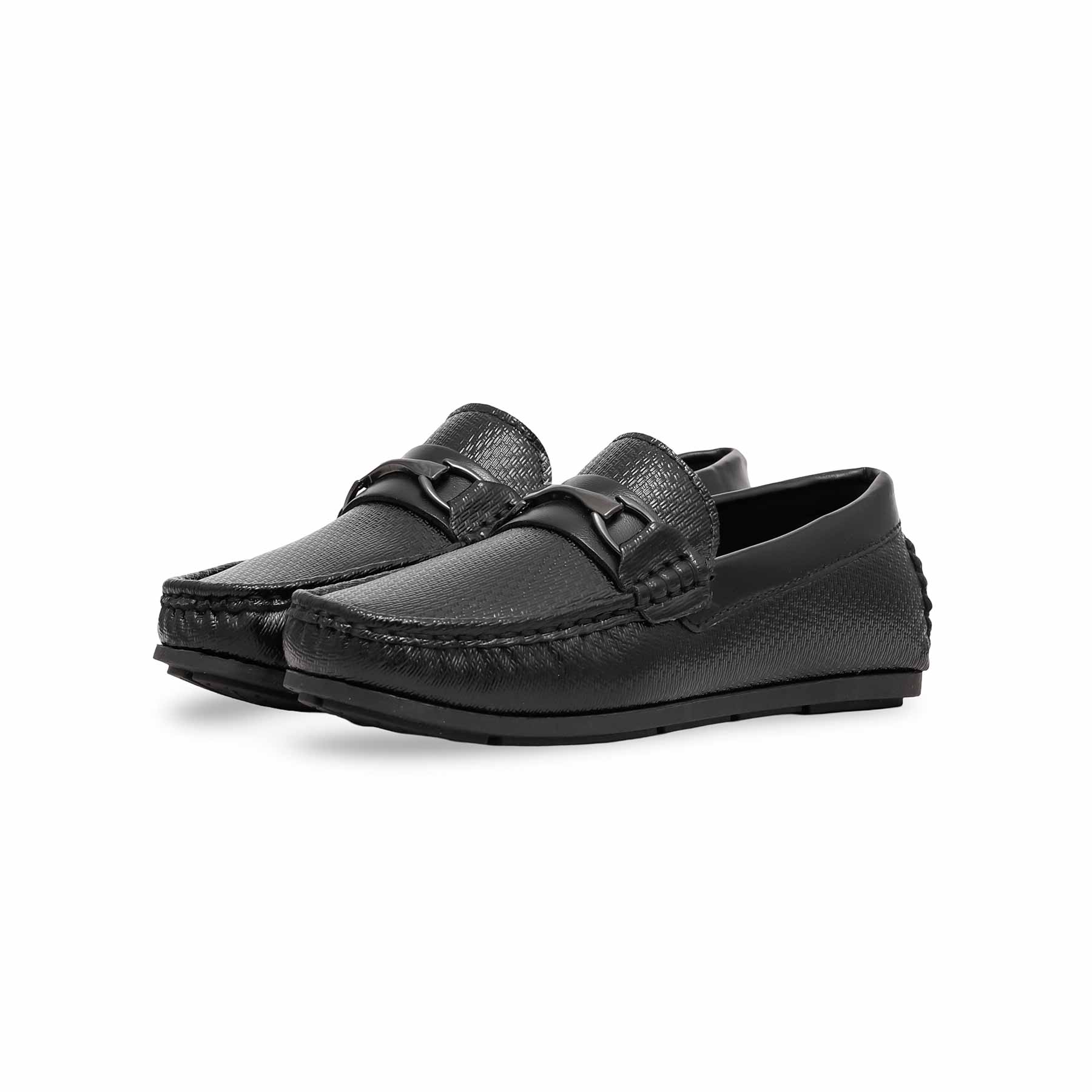 Boys Black Formal Moccasin KD2193 - Image 3