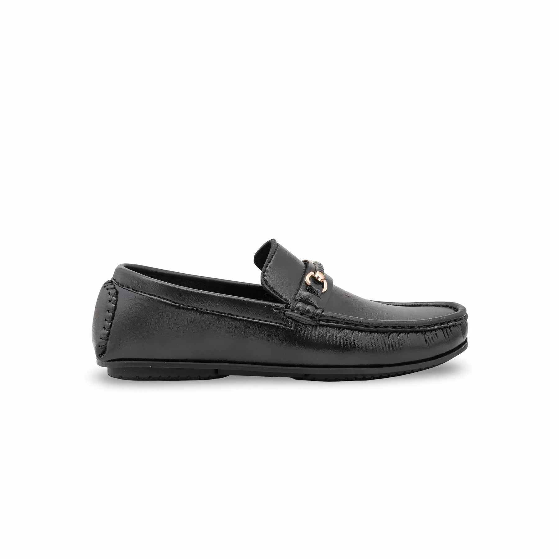 Boys Black Formal Moccasin KD2508 - Image 2