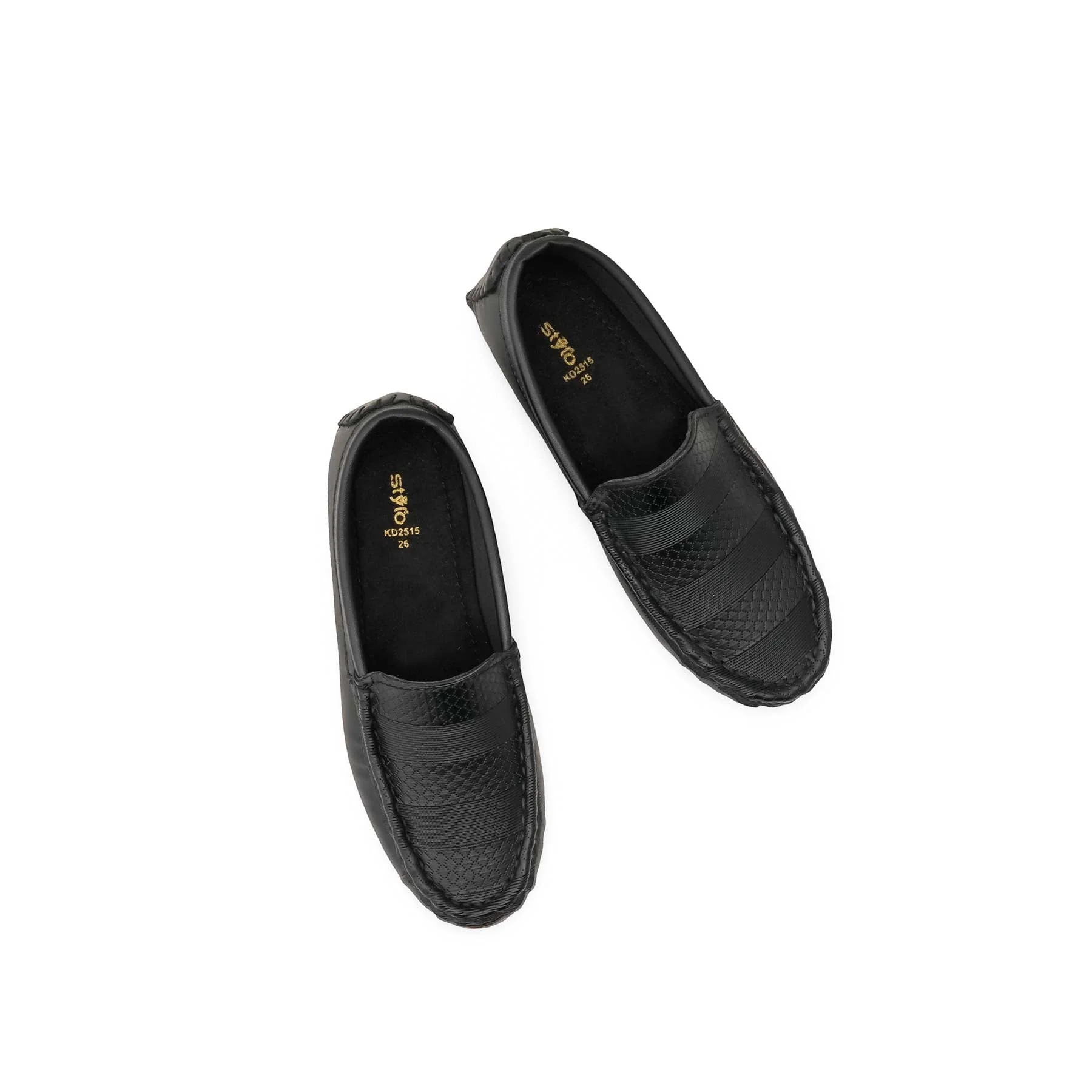 Boys Black Formal Moccasin KD2515 - Image 5